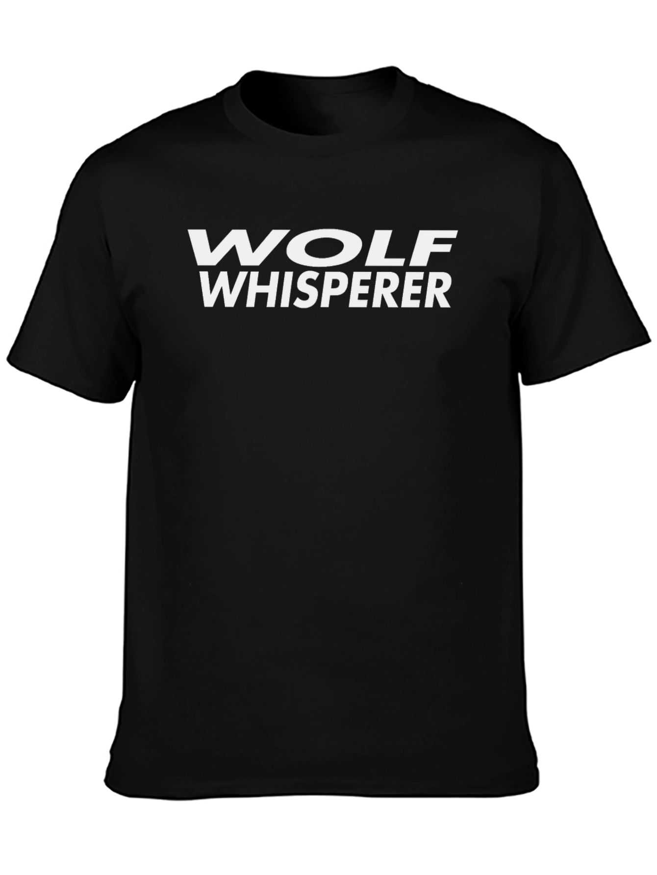 Wolf Whisperer Black T-Shirt