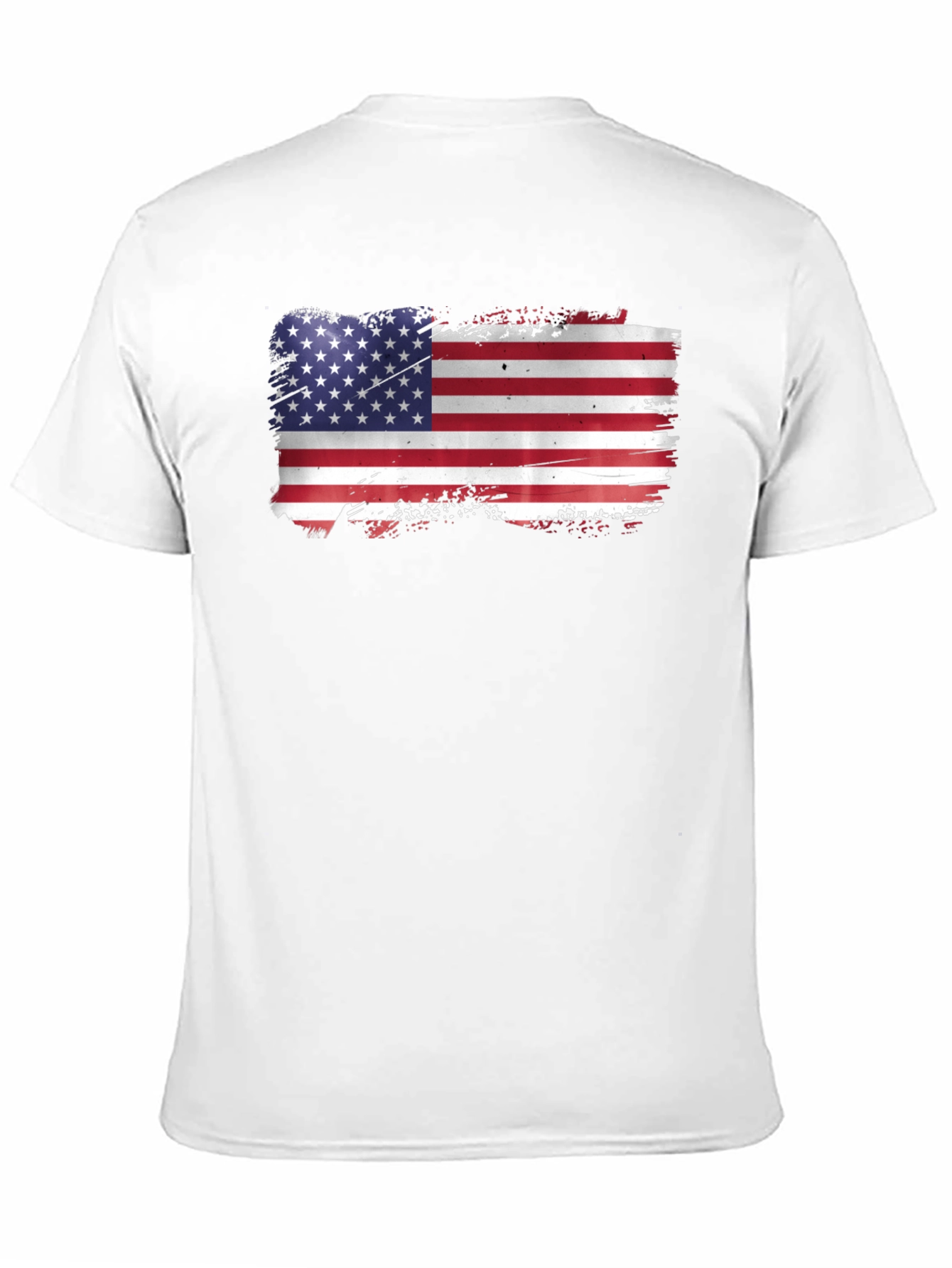 American Flag Graphic T-Shirt - Black