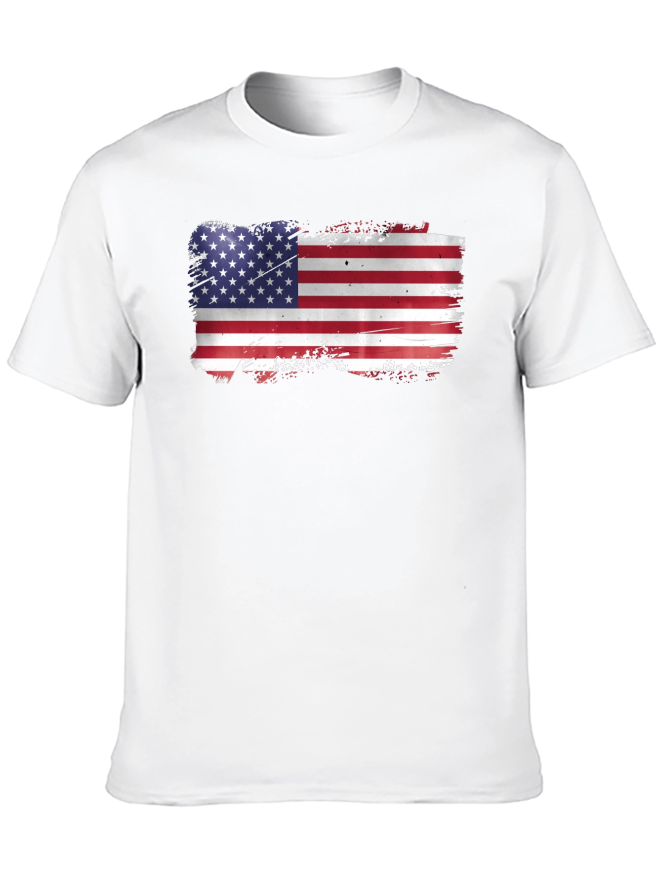 American Flag Graphic T-Shirt - Black