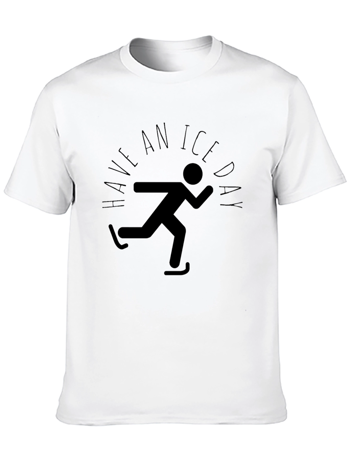 Ice Day Skater Graphic Tee - Black