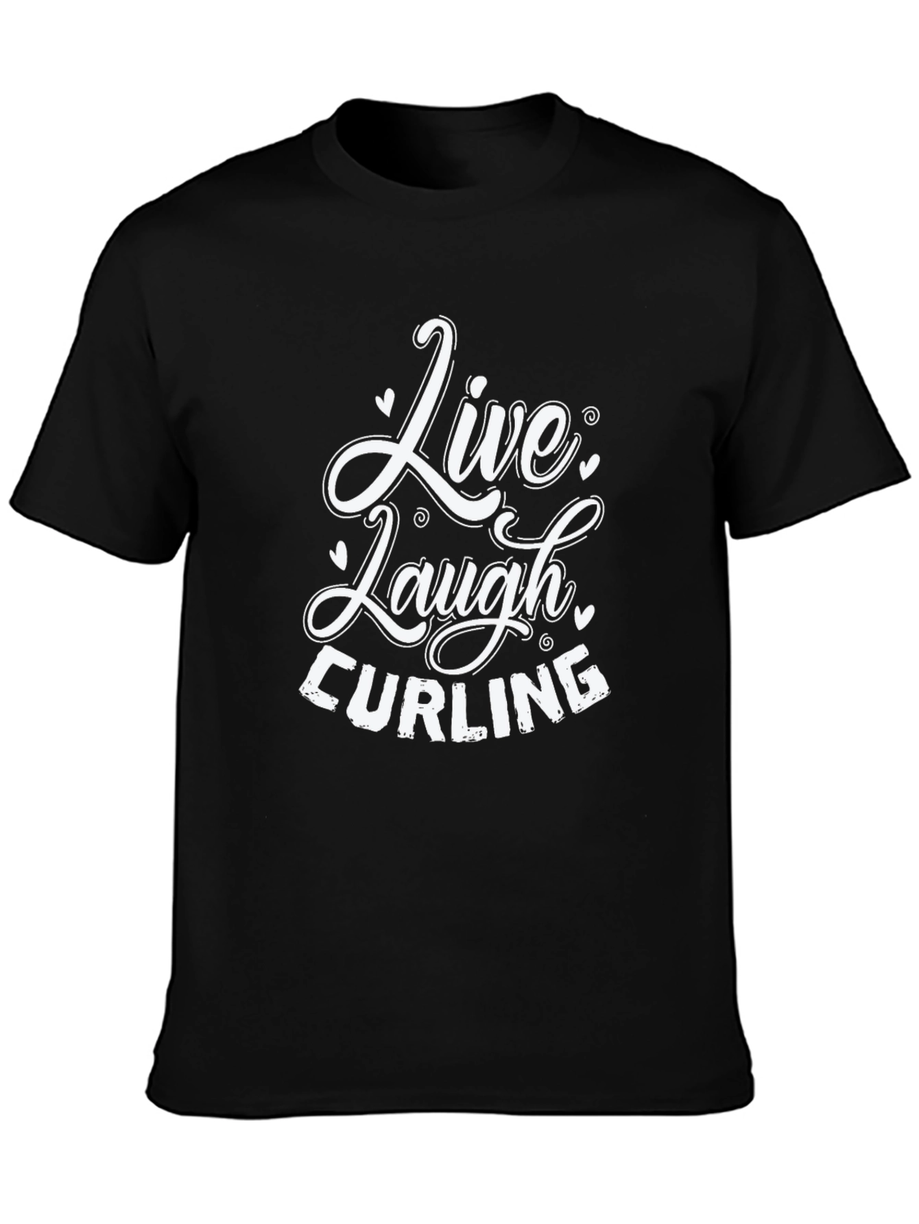 Live Laugh Curling T-Shirt