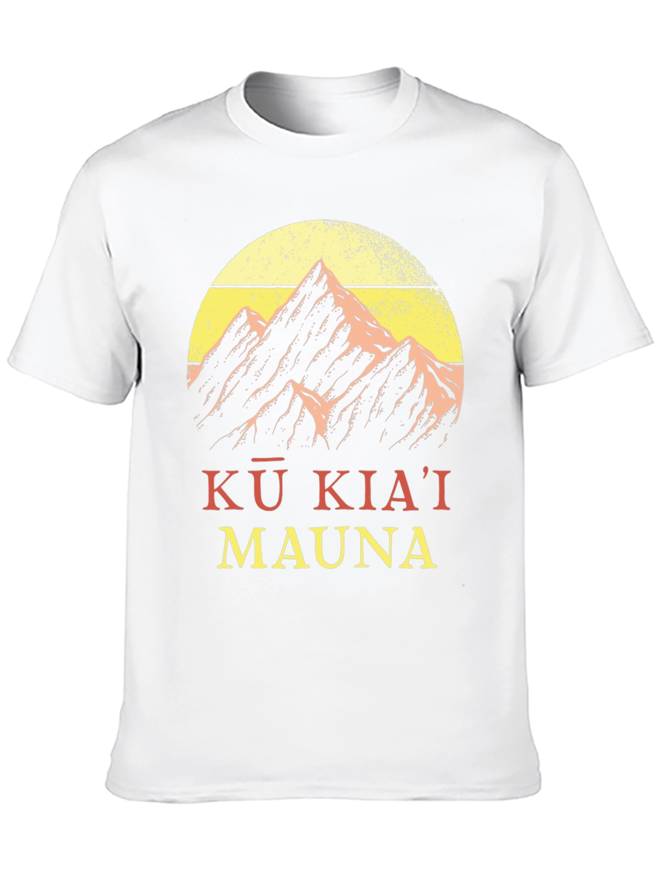 Kū Kiaʻi Mauna Graphic Tee - Mountain Design