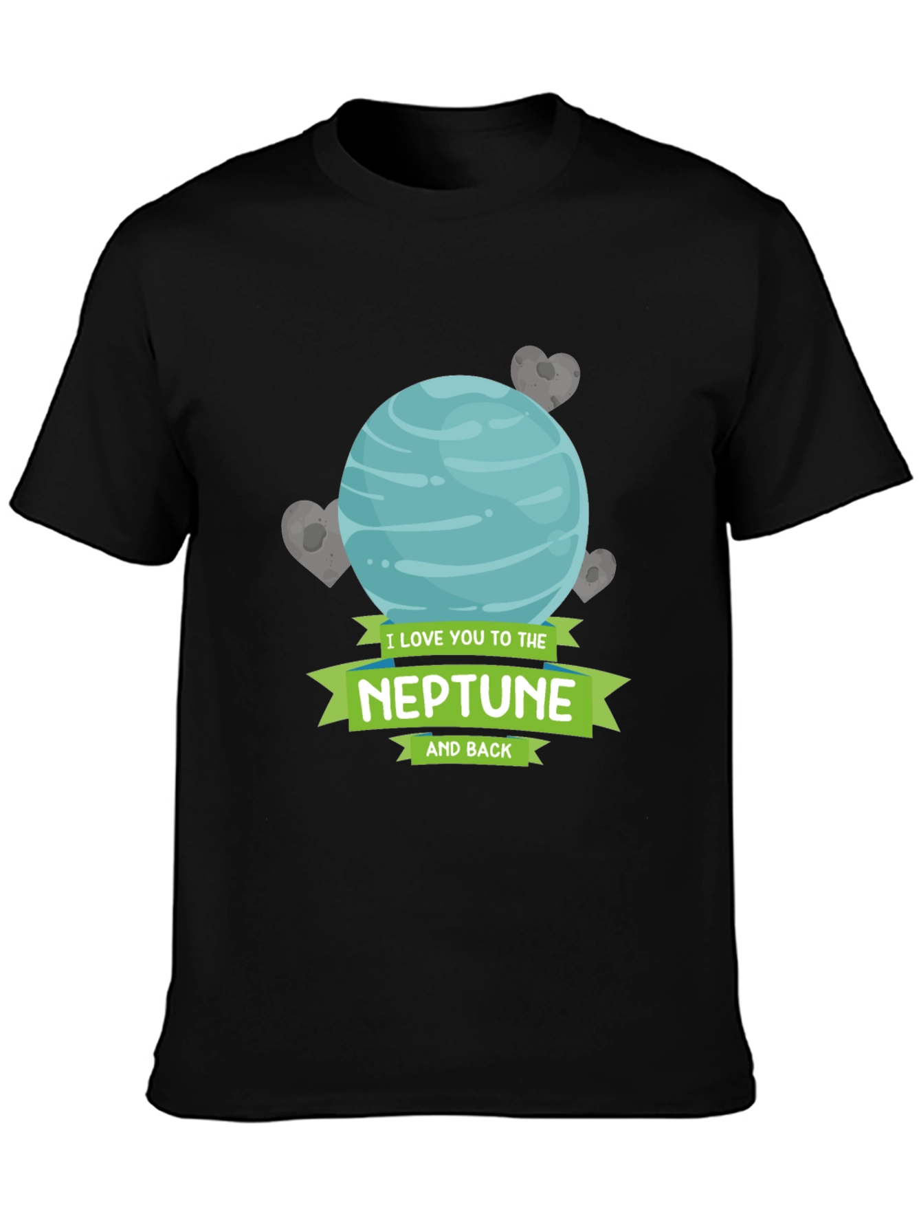 Neptune Love T-Shirt - Space Romance Tee