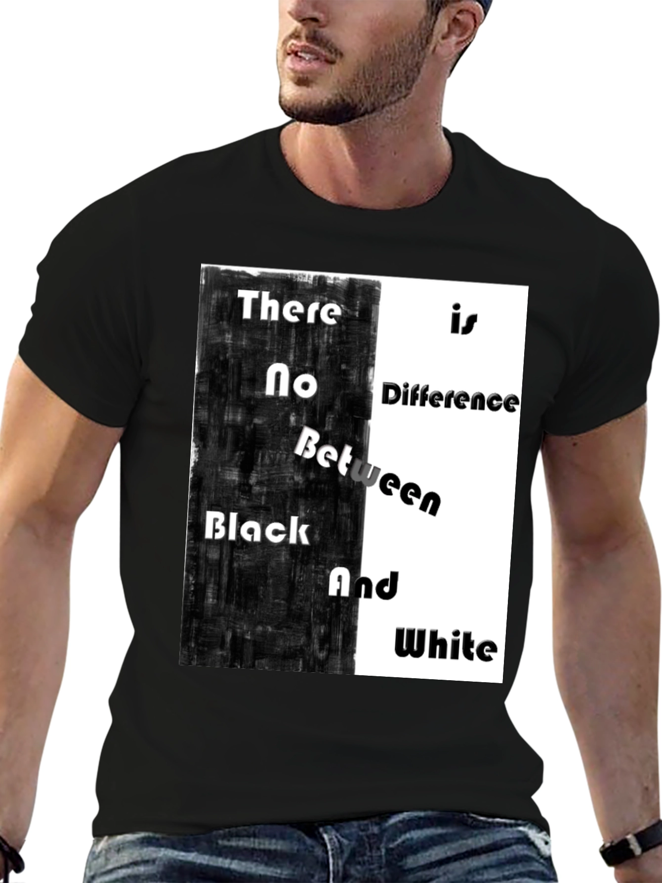 Black & White T-Shirt: Equality Design
