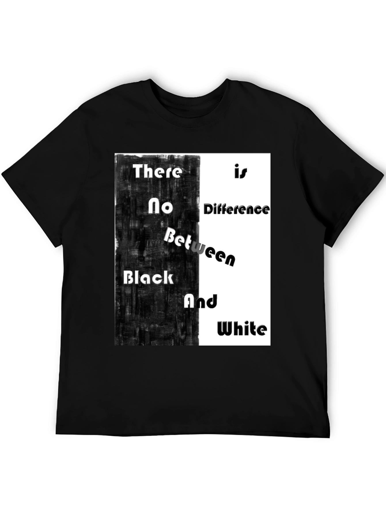 Black & White T-Shirt: Equality Design