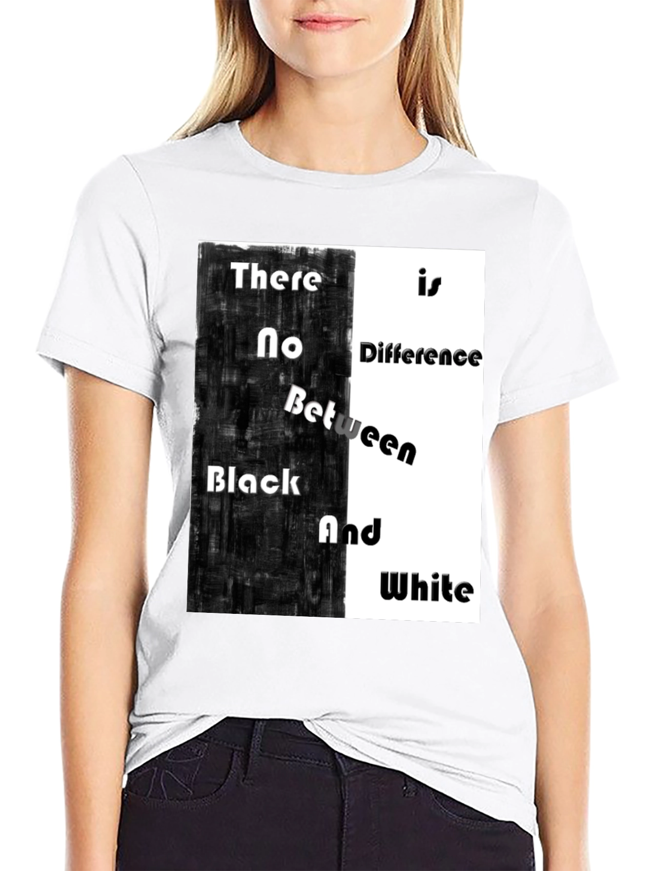 Black & White T-Shirt: Equality Design