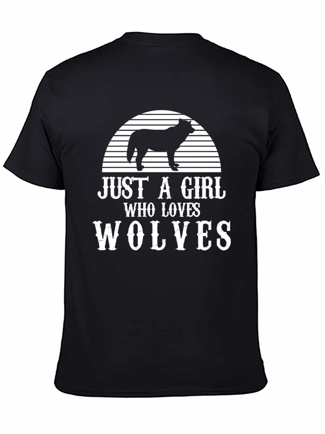 Just A Girl Who Loves Wolves T-Shirt