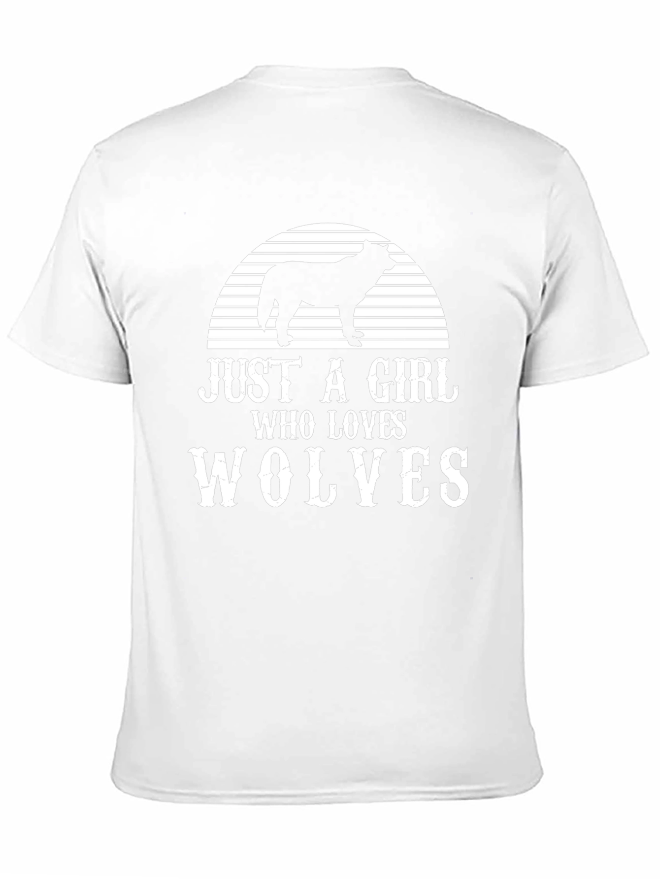 Just A Girl Who Loves Wolves T-Shirt