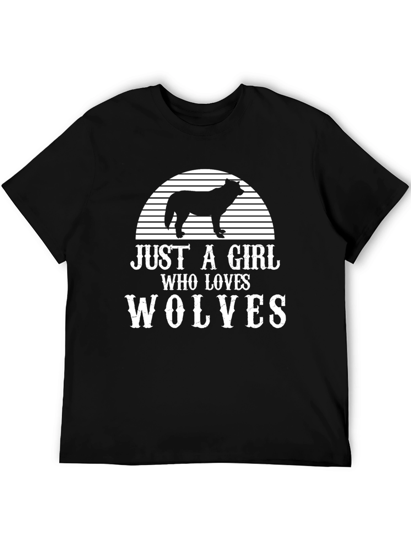 Just A Girl Who Loves Wolves T-Shirt