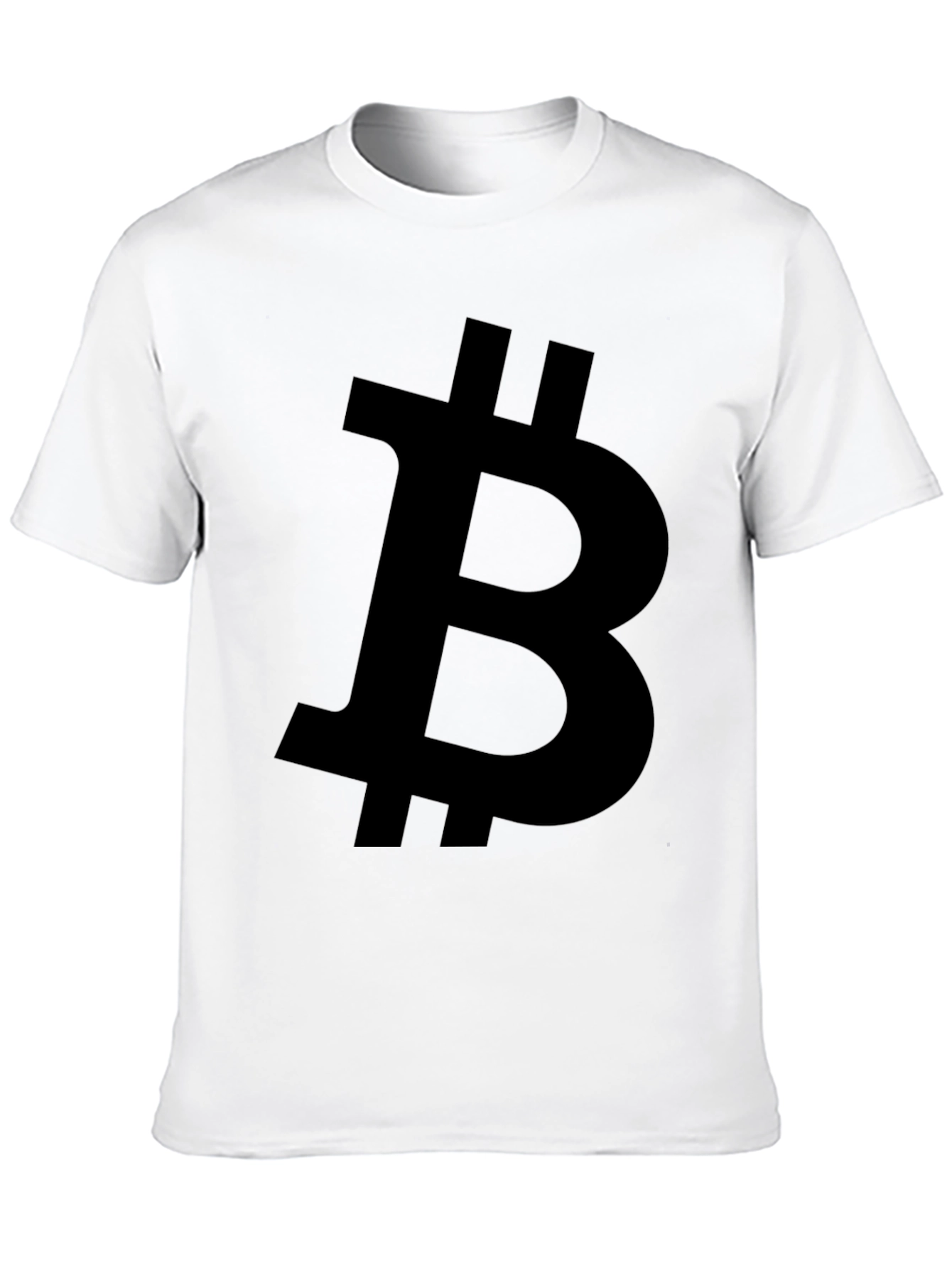 Bitcoin Logo Black T-Shirt - Crypto Currency