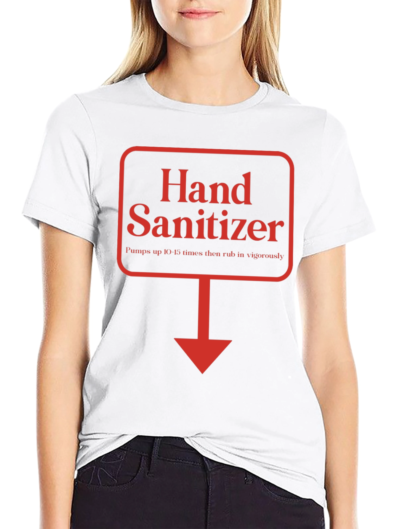 Hand Sanitizer Funny Directions T-Shirt