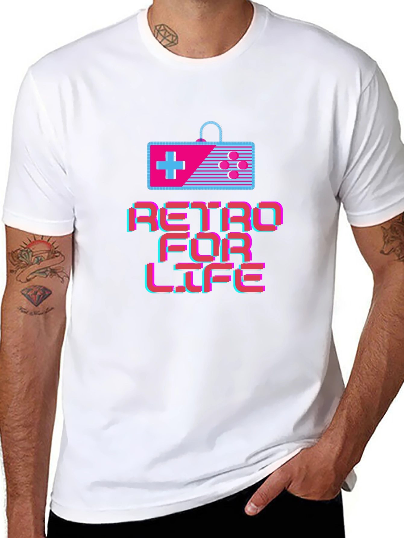 Retro For Life T-Shirt - Gamer Edition
