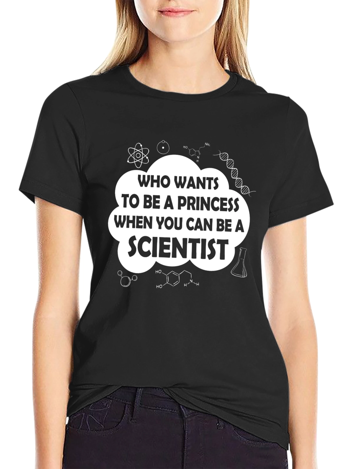 Scientist T-Shirt - Princess vs Scientist