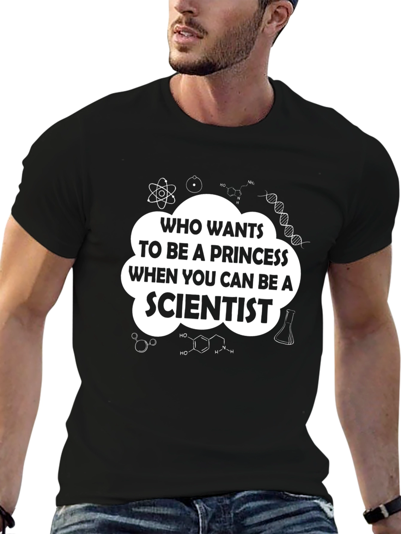 Scientist T-Shirt - Princess vs Scientist