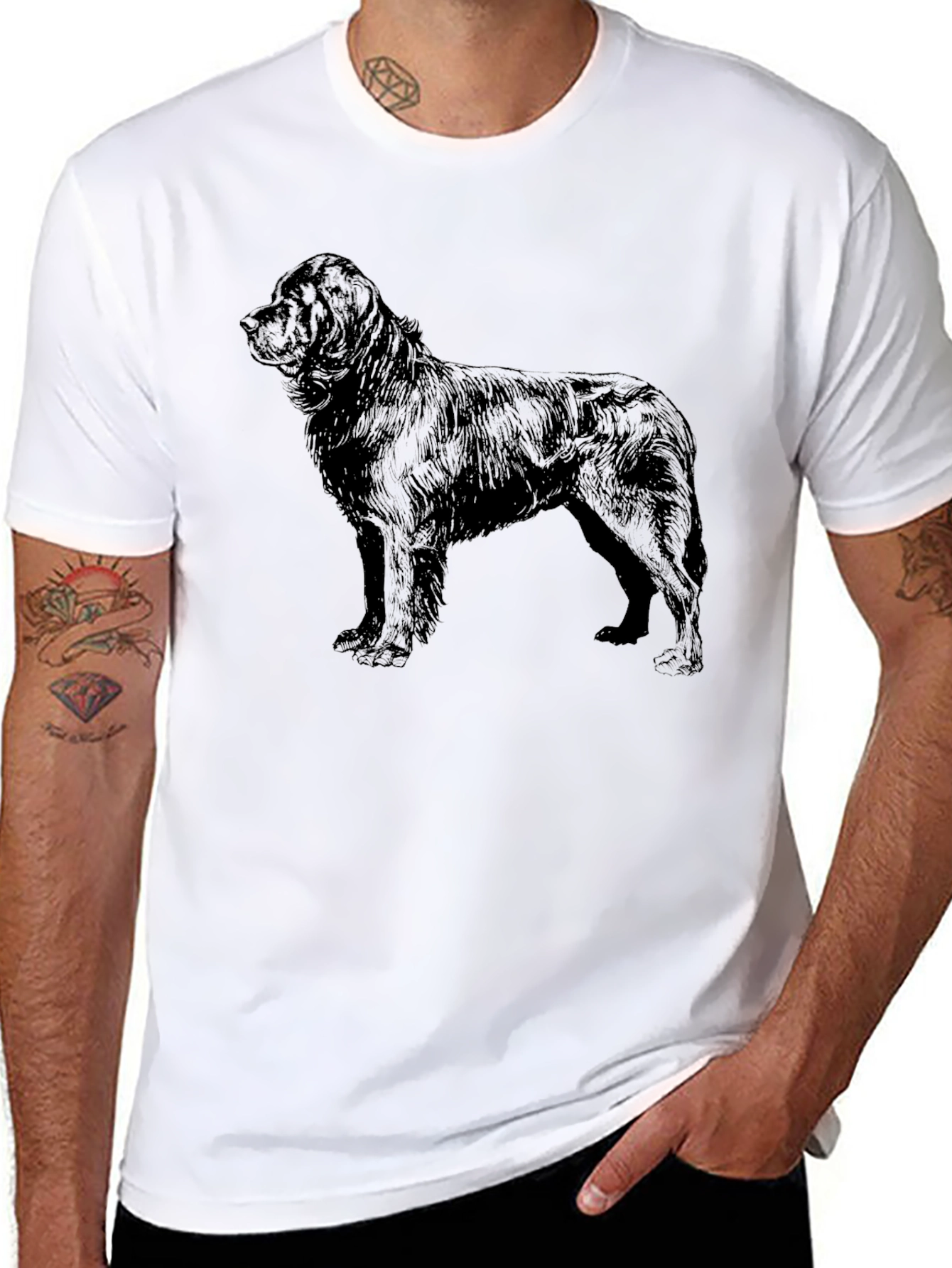 Black Dog Graphic Tee