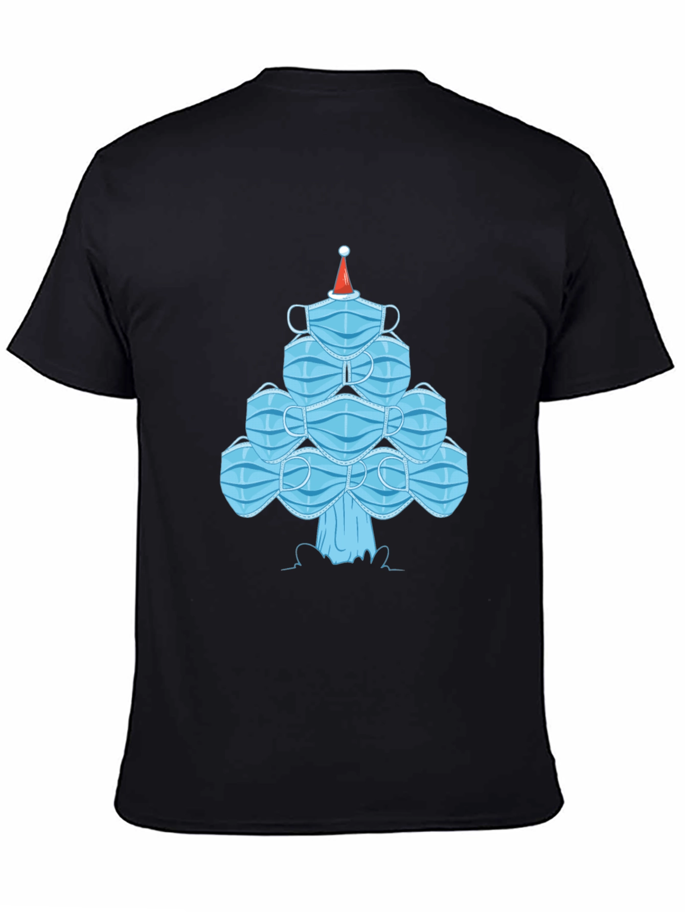 Christmas Mask Tree Tee - Holiday Gift