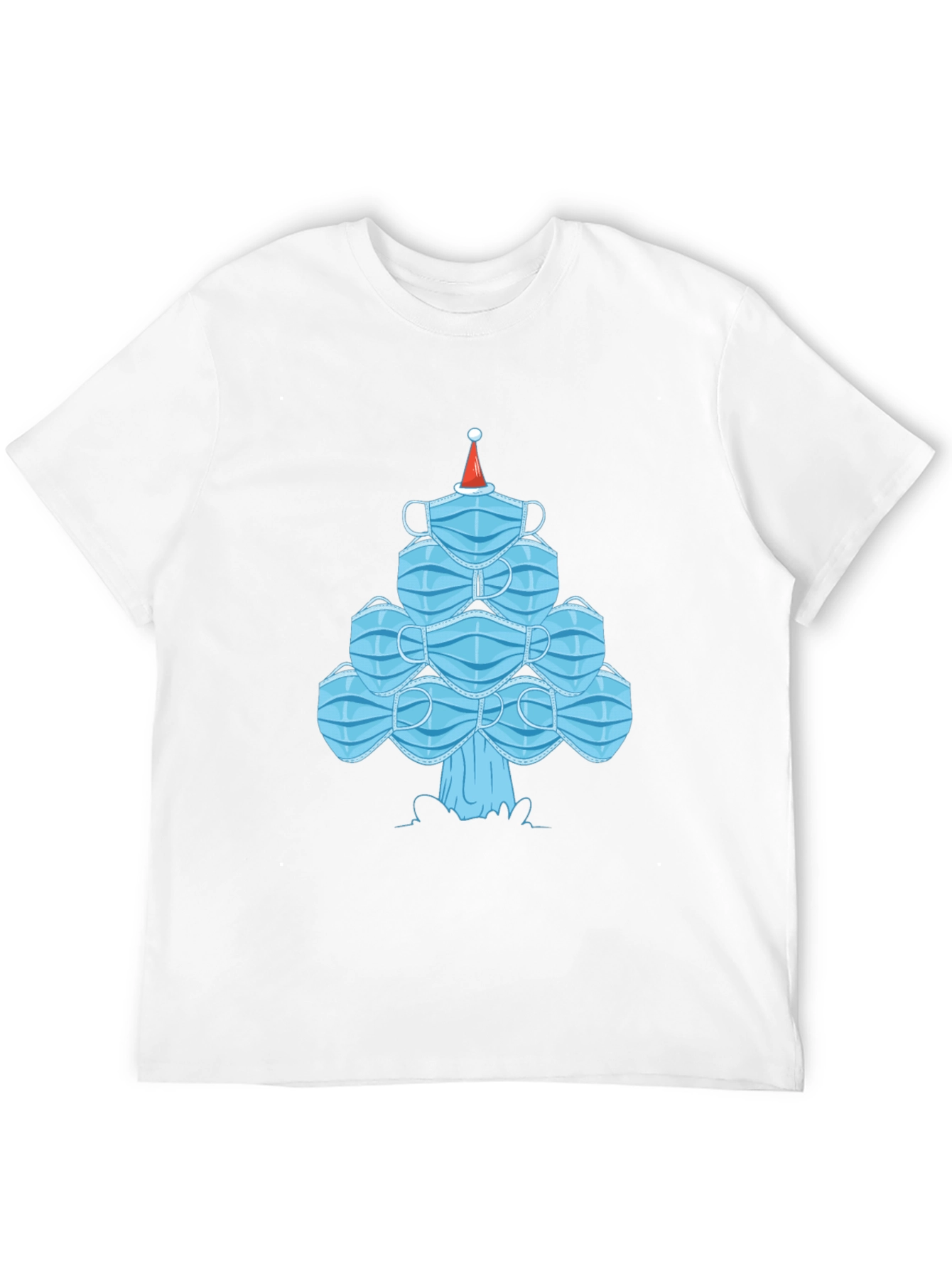 Christmas Mask Tree Tee - Holiday Gift