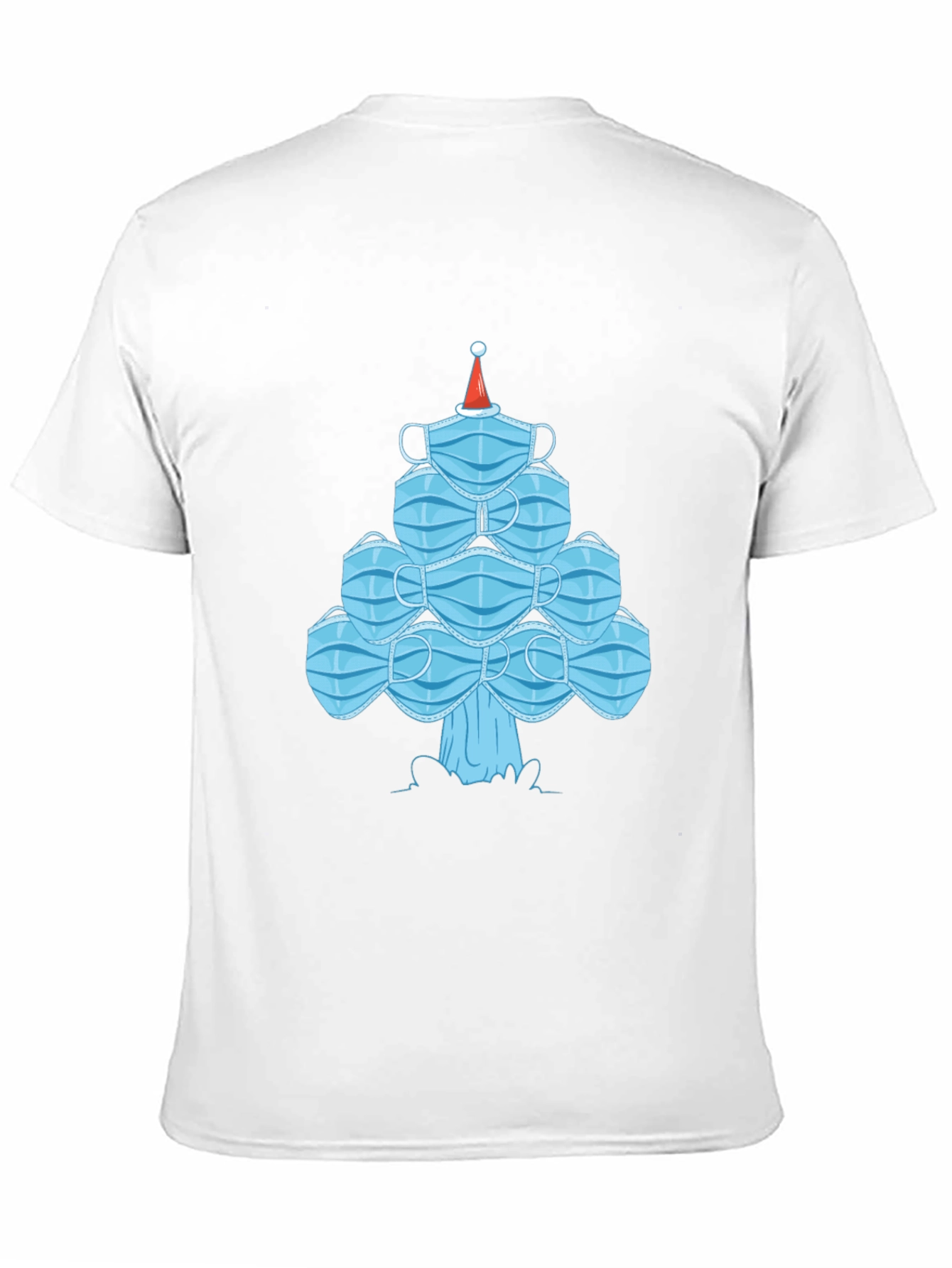 Christmas Mask Tree Tee - Holiday Gift