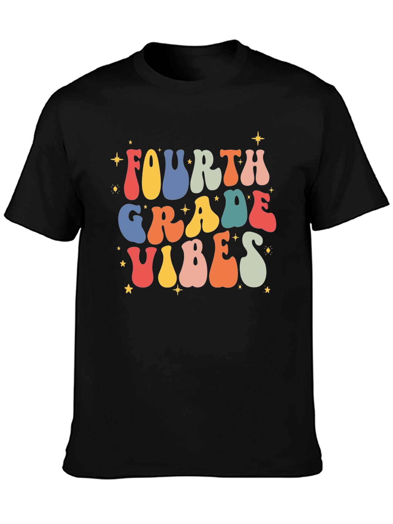 Fourth Grade Vibes Retro T-Shirt