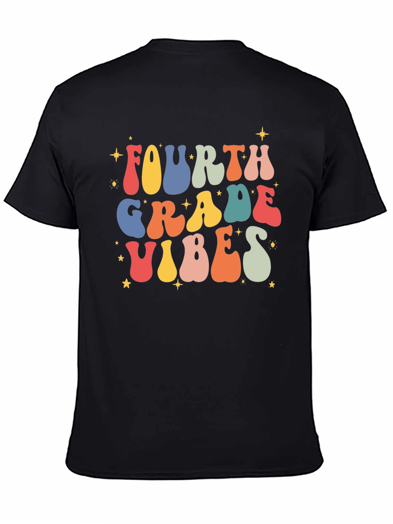 Fourth Grade Vibes Retro T-Shirt
