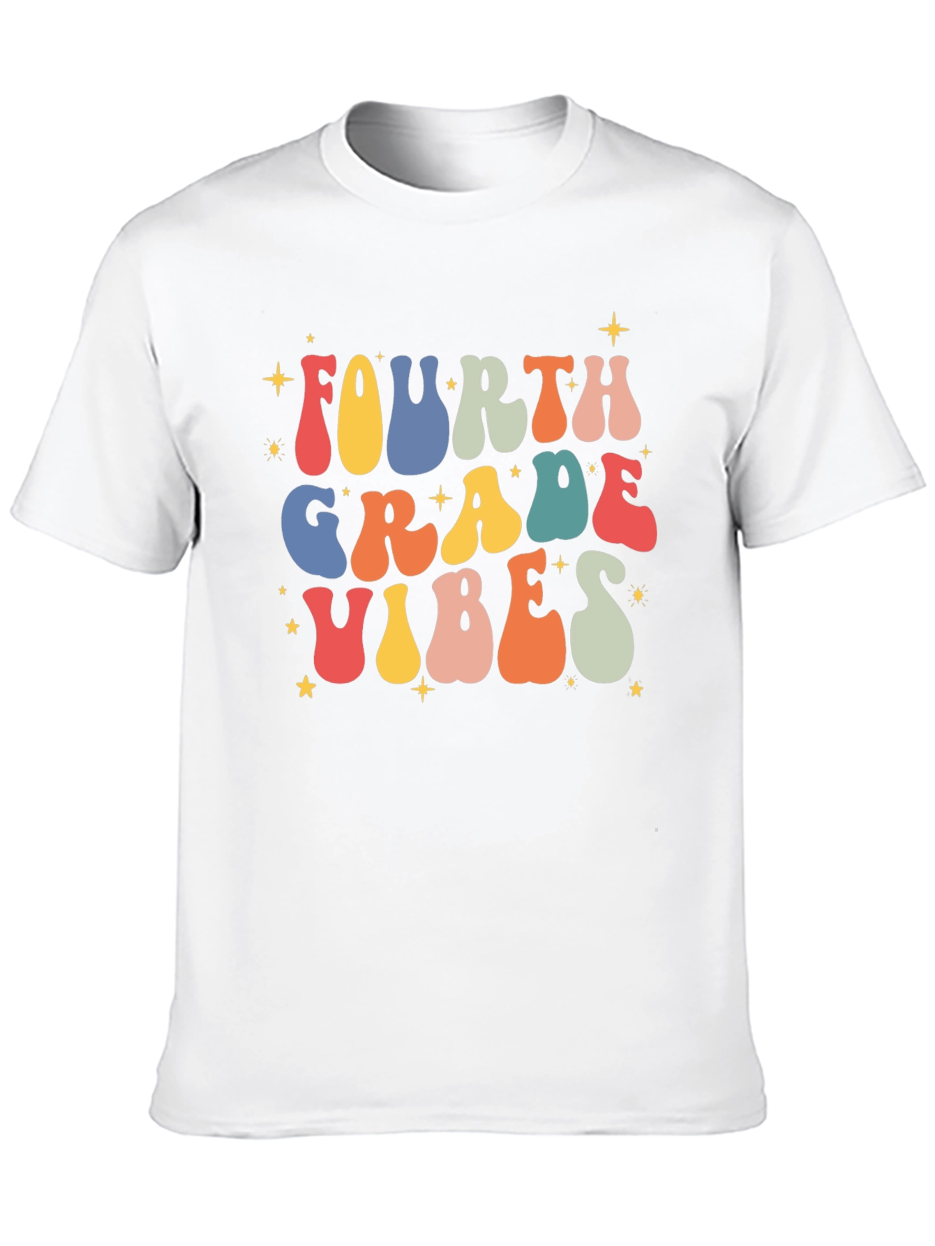 Fourth Grade Vibes Retro T-Shirt