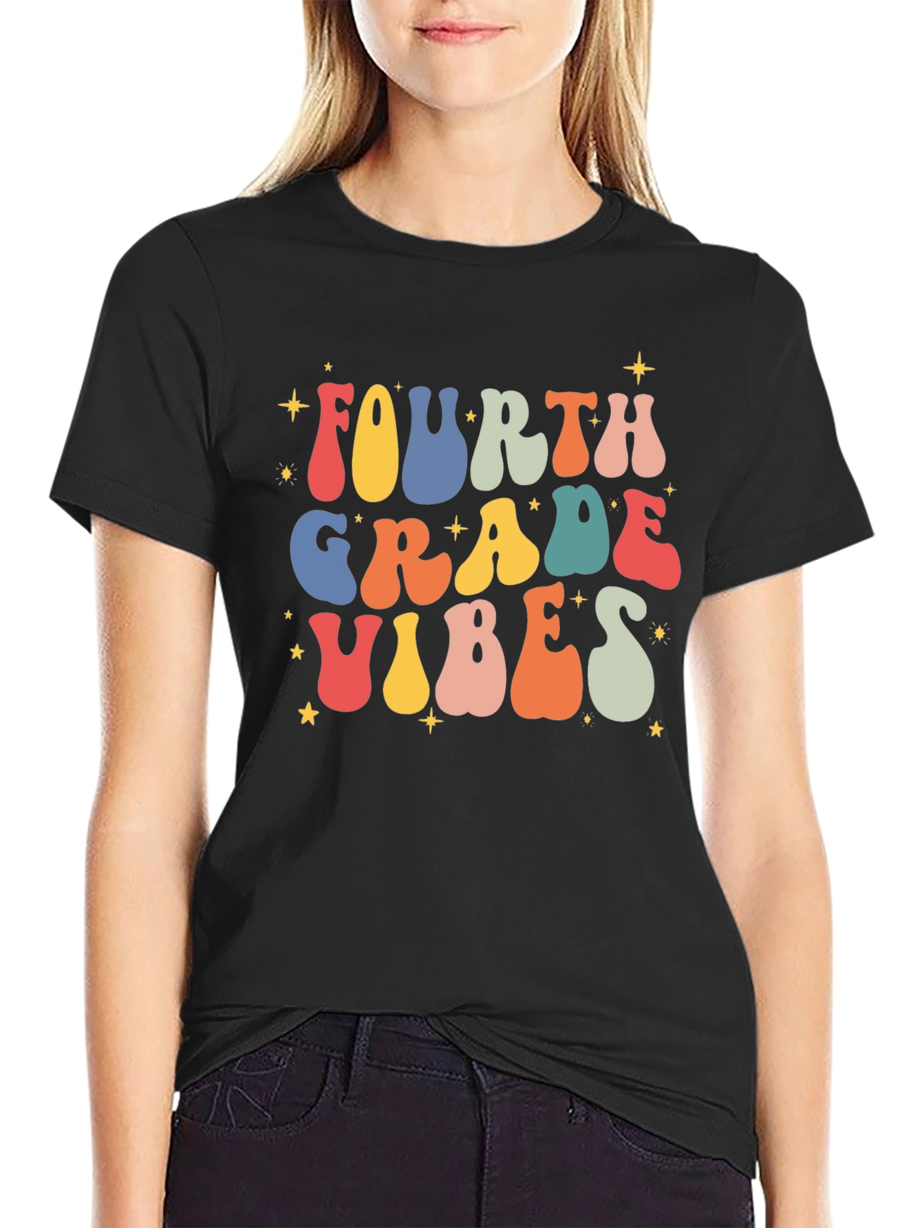 Fourth Grade Vibes Retro T-Shirt