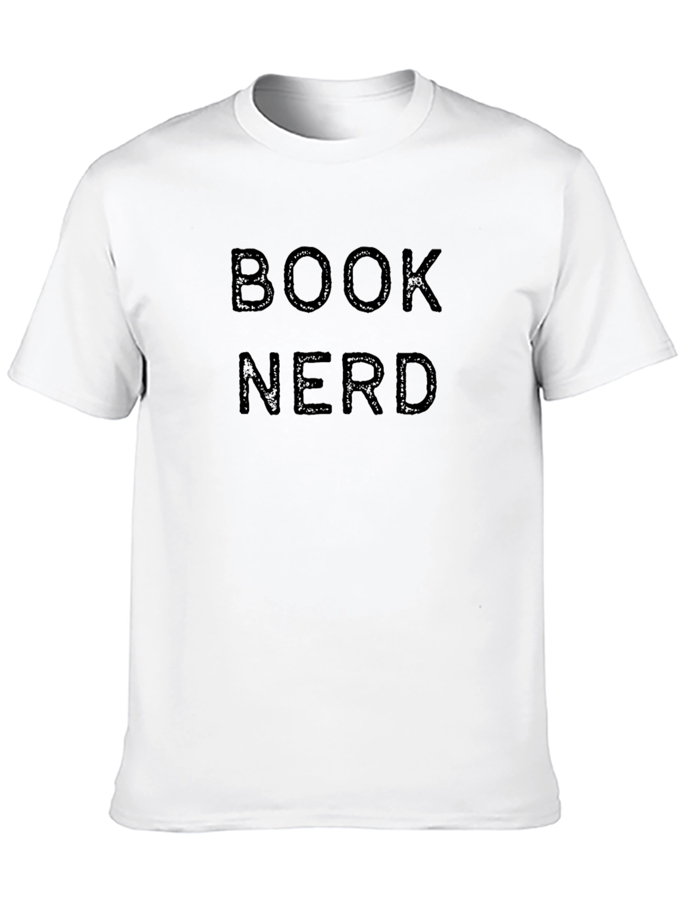 Book Nerd Tee - Black Cotton Blend