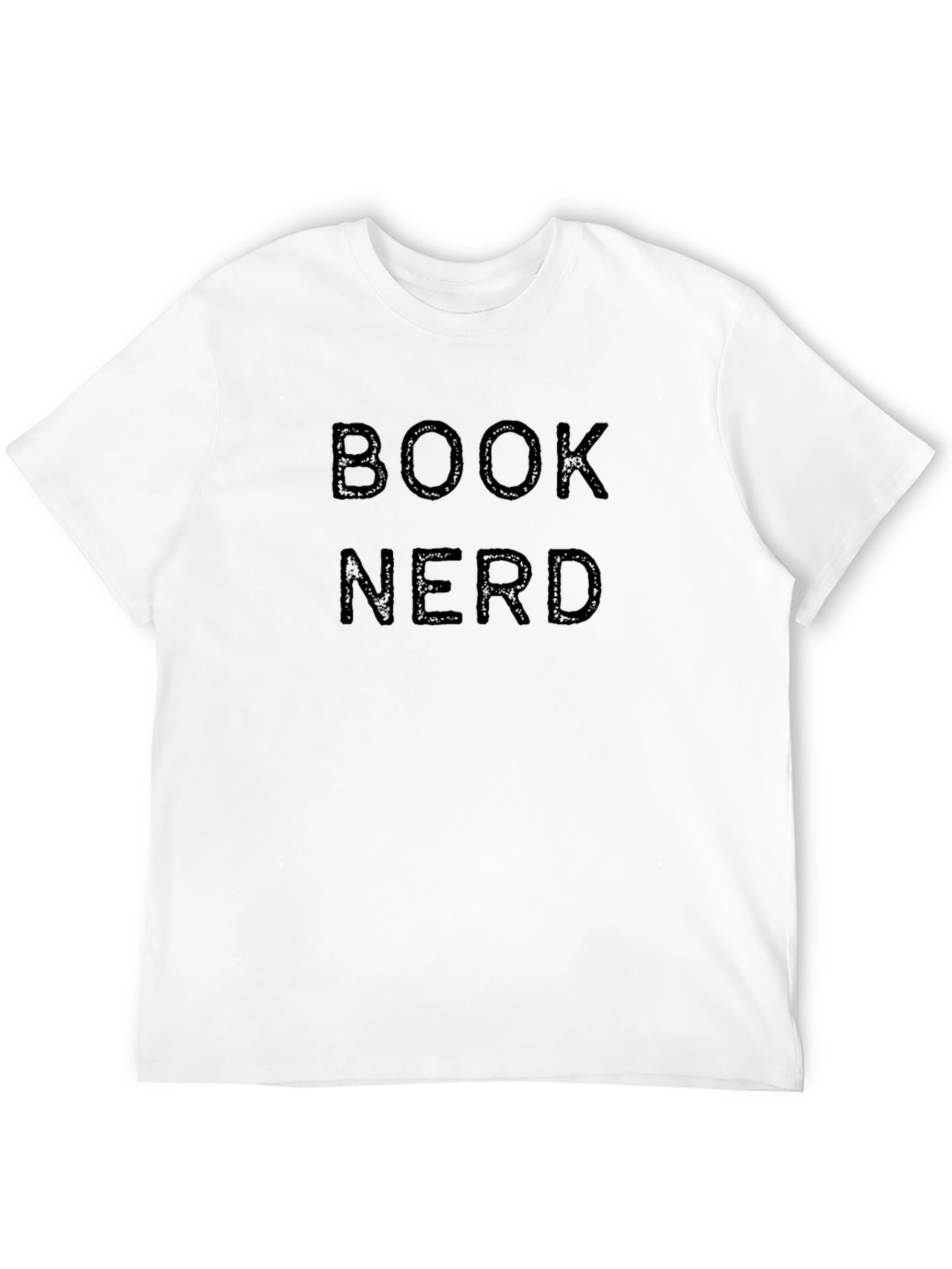 Book Nerd Tee - Black Cotton Blend