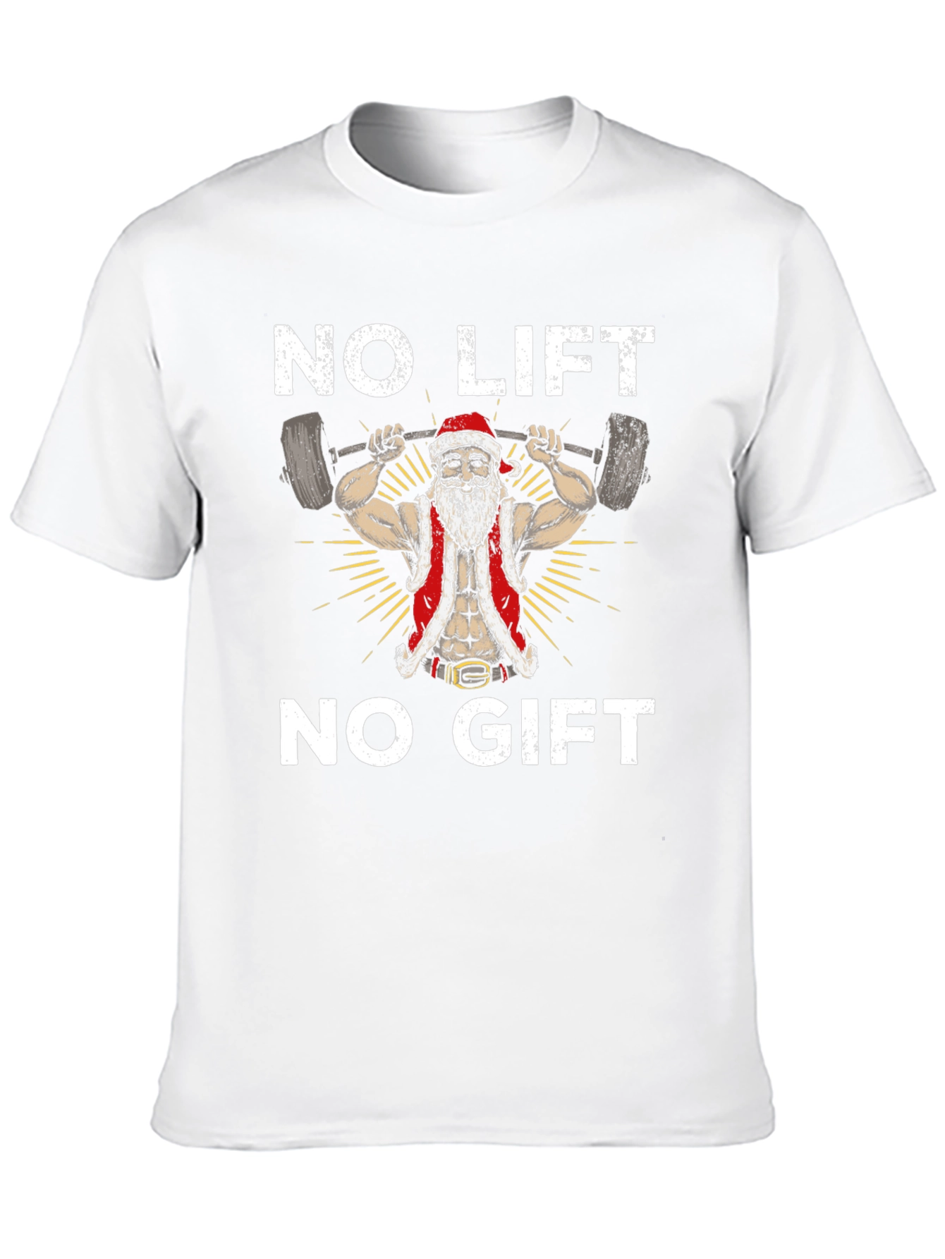 No Lift No Gift Santa Graphic Tee