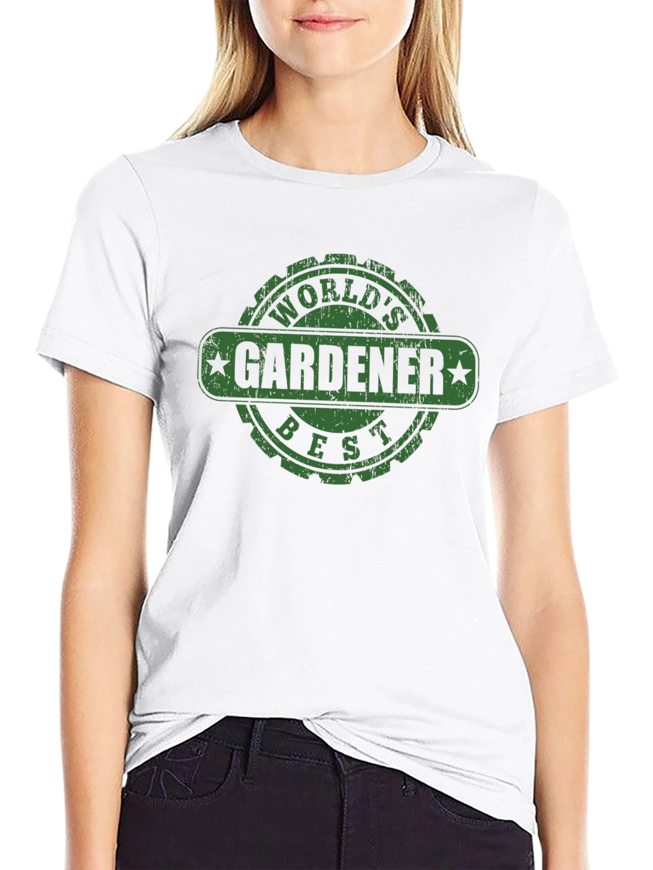 Worlds Best Gardener T-Shirt - Funny Gardening Tee