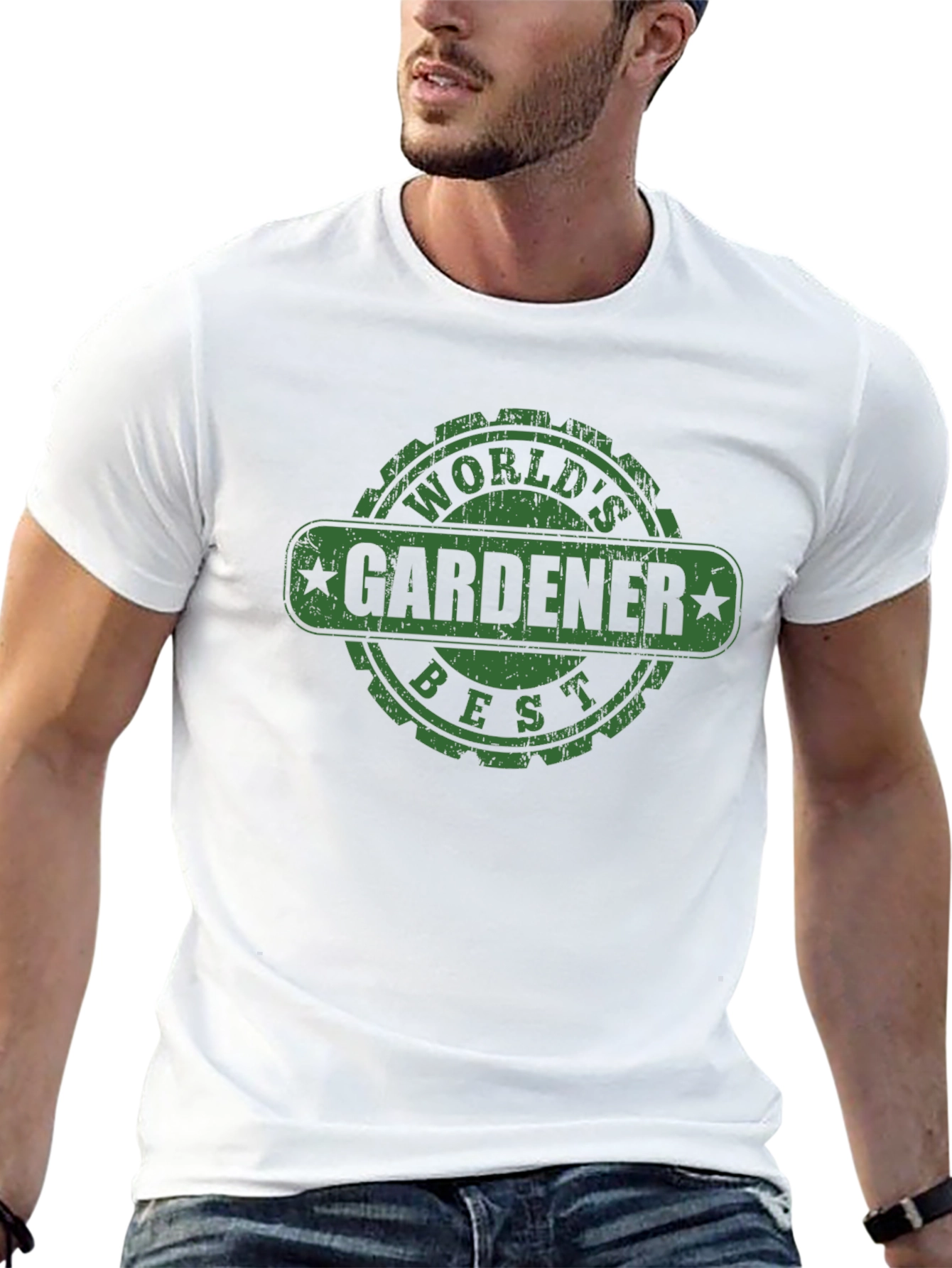 Worlds Best Gardener T-Shirt - Funny Gardening Tee