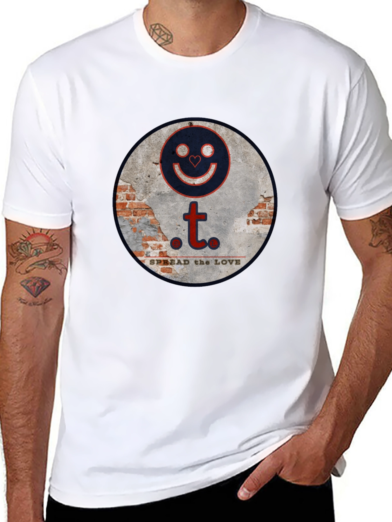 Spread the Love Graphic Tee - Stylish Black T-Shirt
