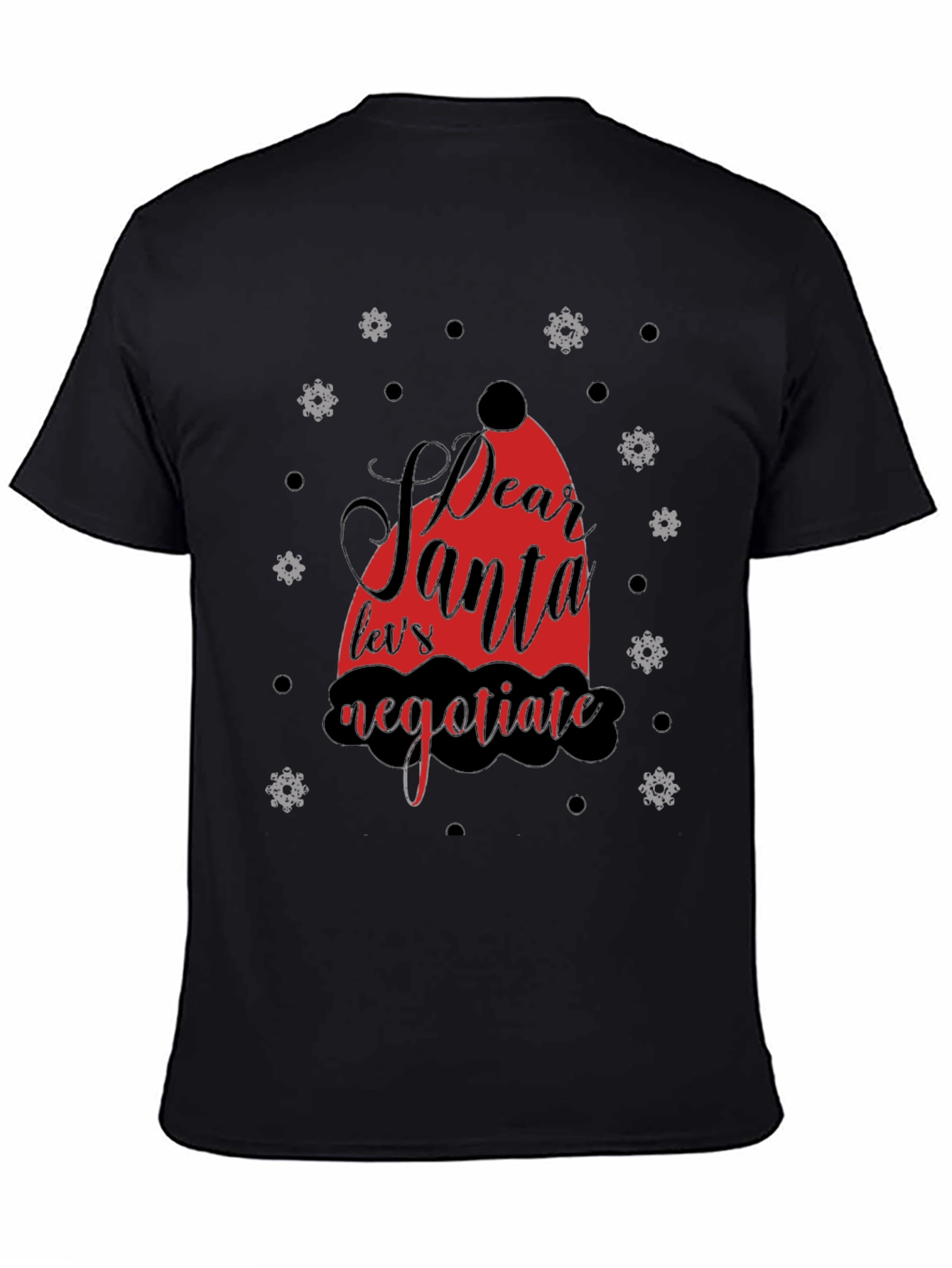 Dear Santa Negotiate Graphic Tee