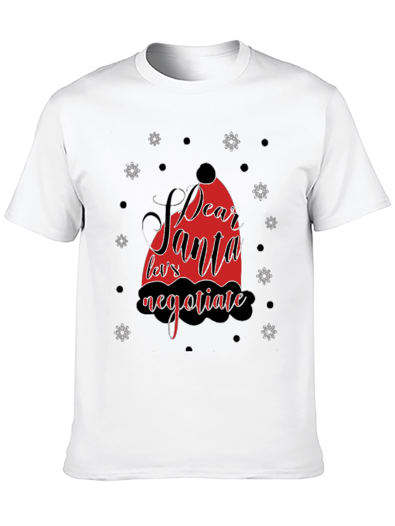 Dear Santa Negotiate Graphic Tee