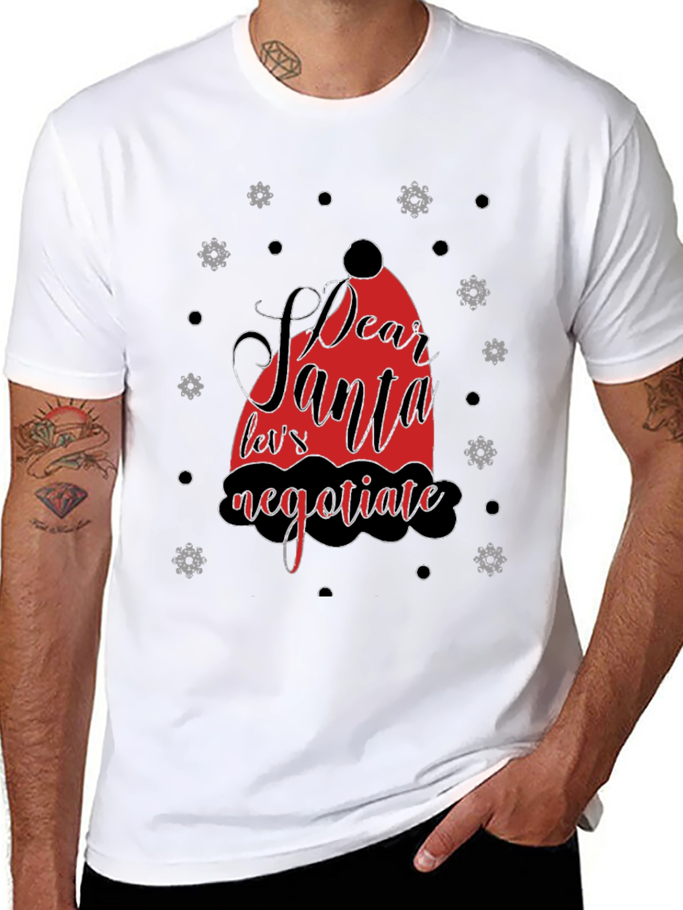 Dear Santa Negotiate Graphic Tee