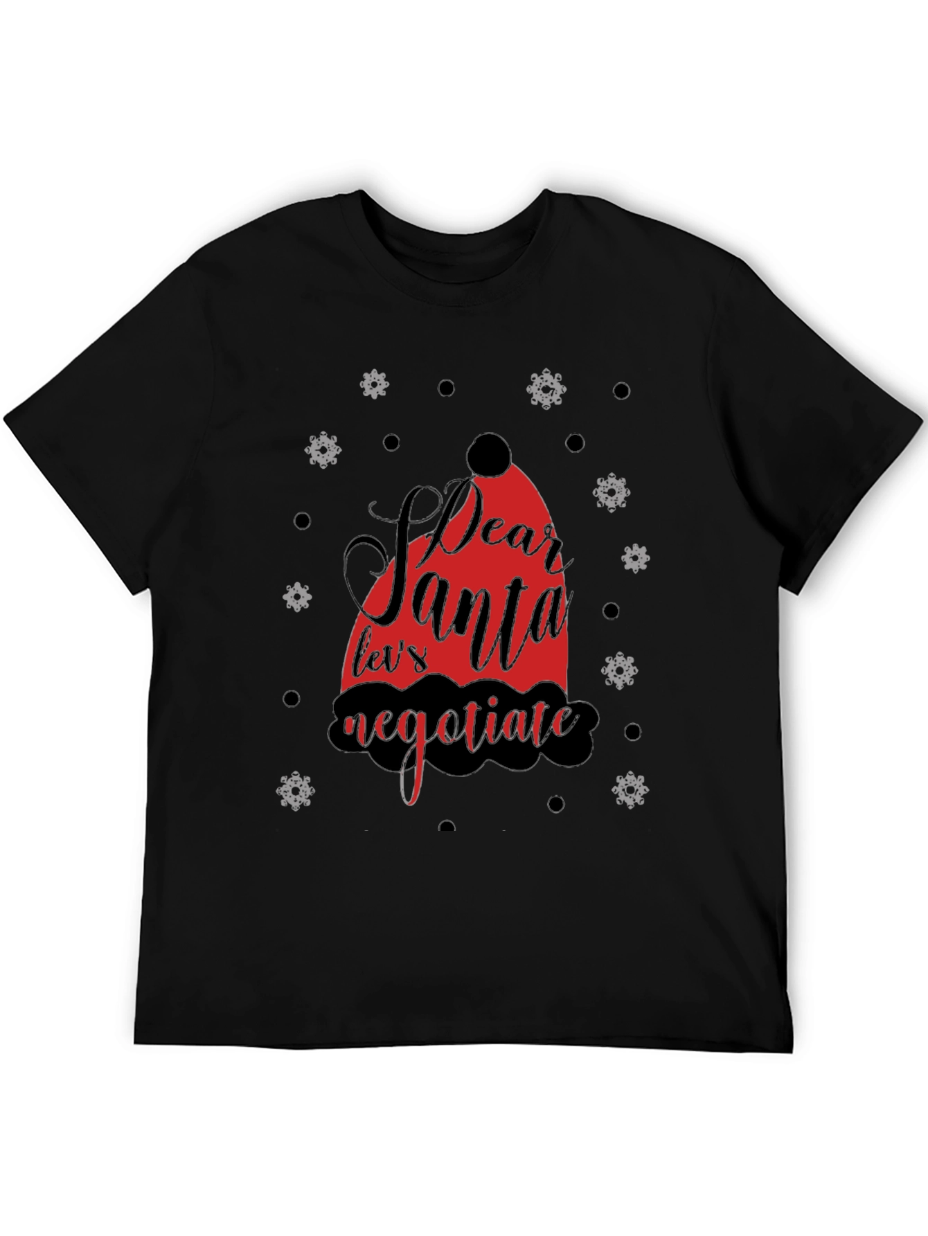 Dear Santa Negotiate Graphic Tee