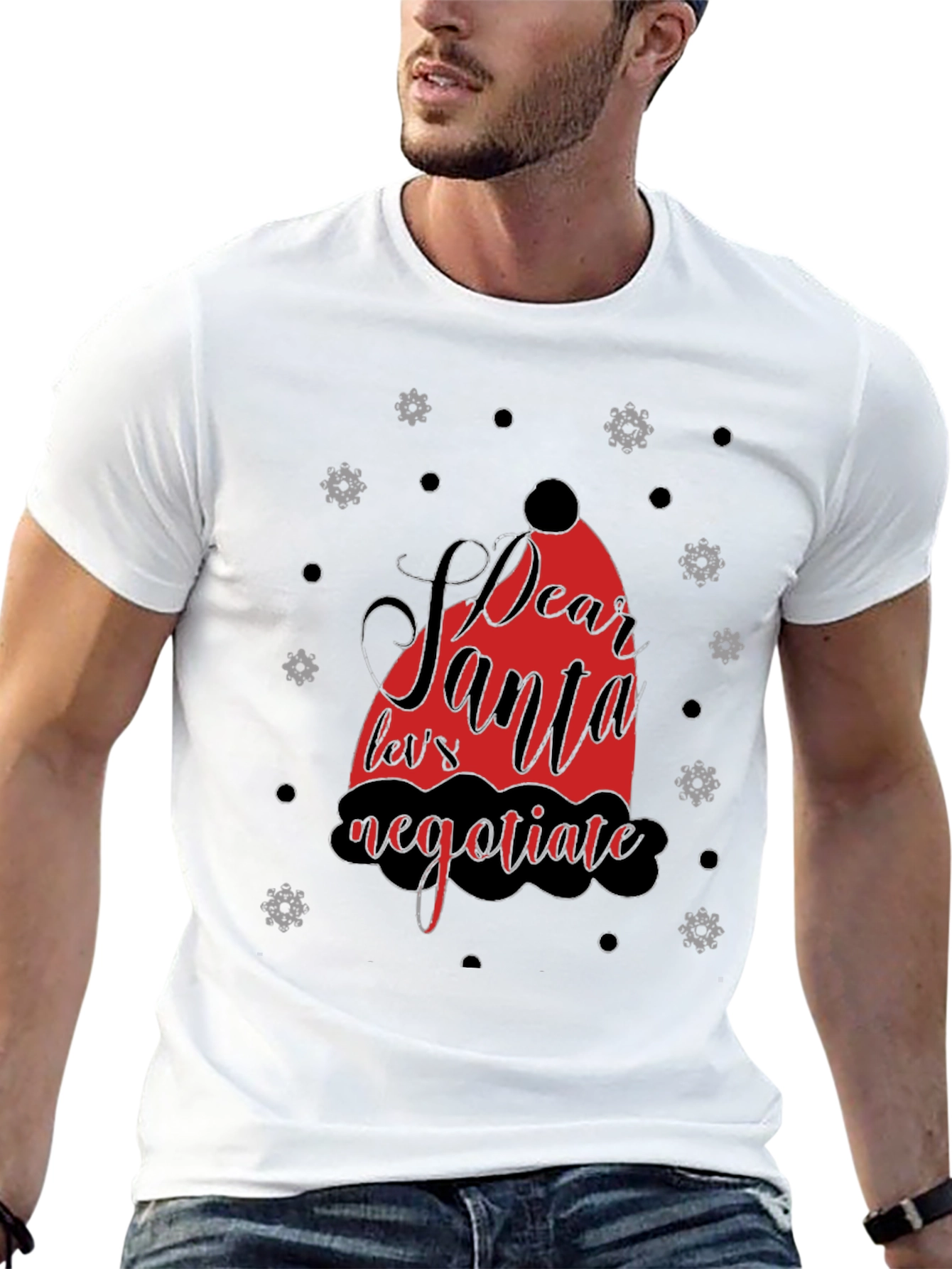 Dear Santa Negotiate Graphic Tee
