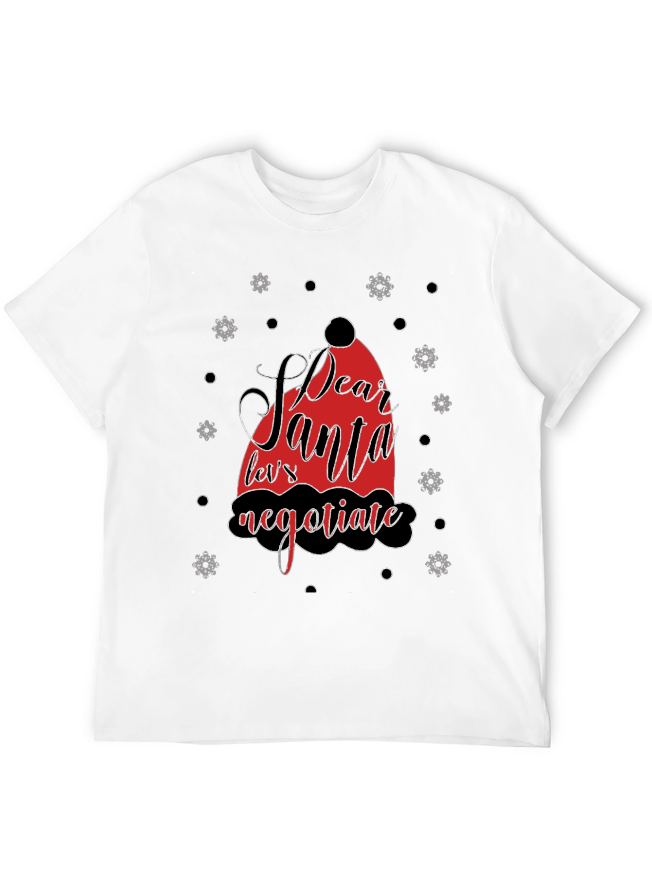 Dear Santa Negotiate Graphic Tee