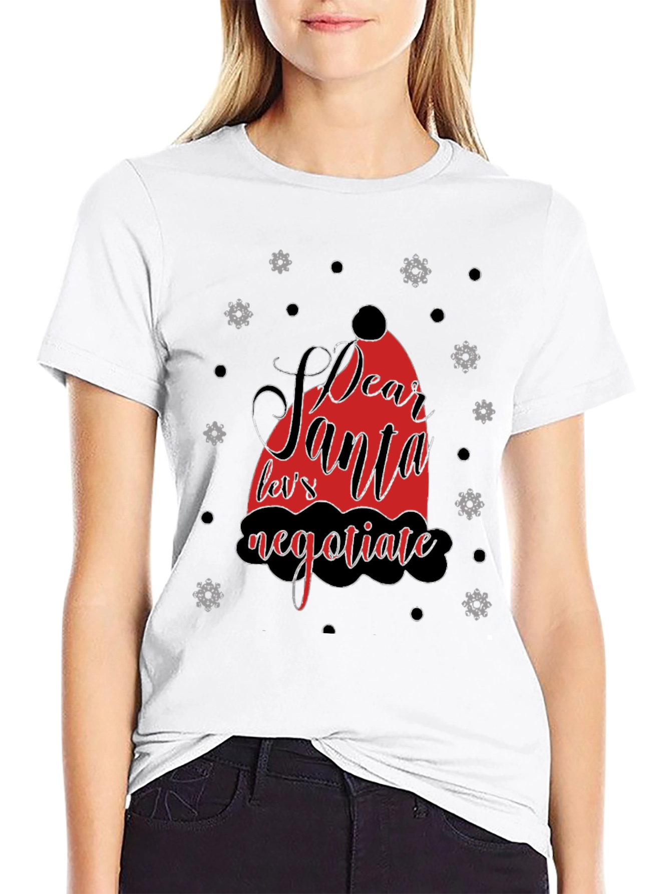 Dear Santa Negotiate Graphic Tee