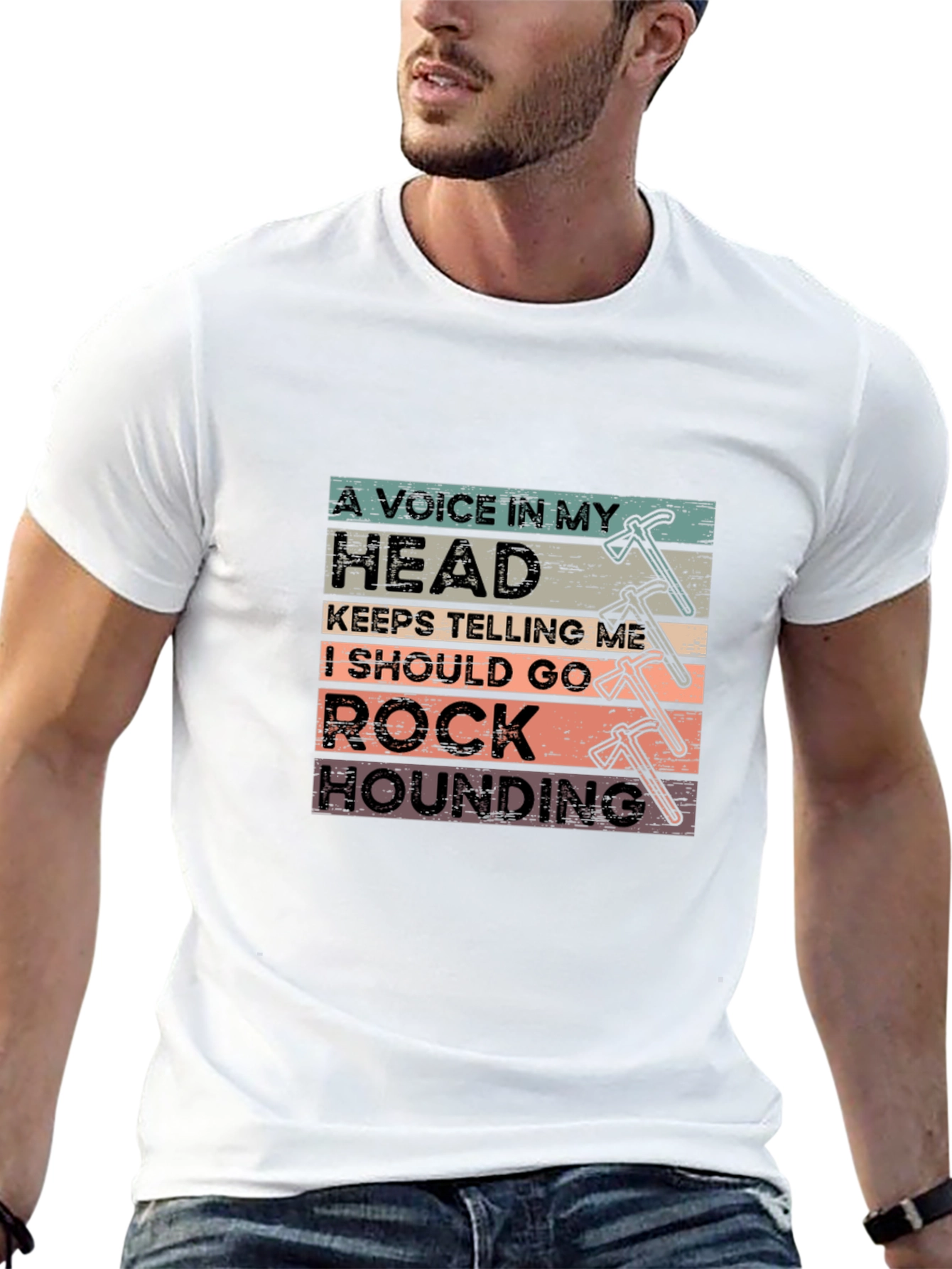 Rock Hounding T-Shirt - A Voice in My Head