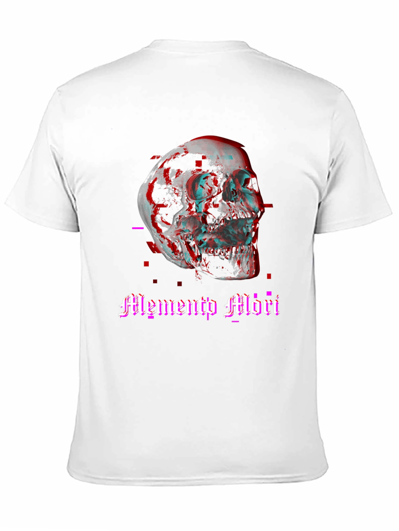 Memento Mori Skull Graphic Tee - Black