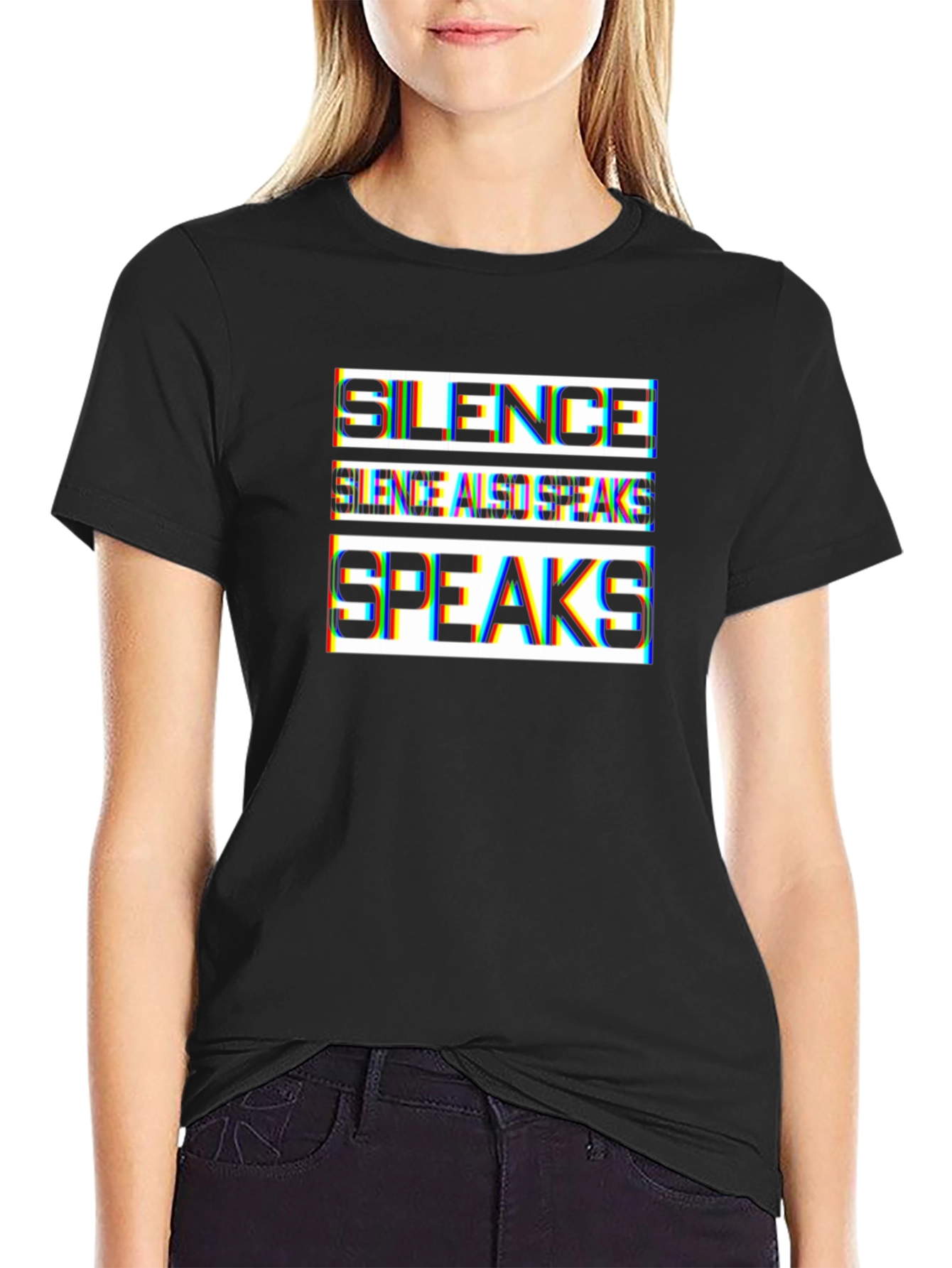 Silence Speaks T-Shirt: Bold Statement Tee