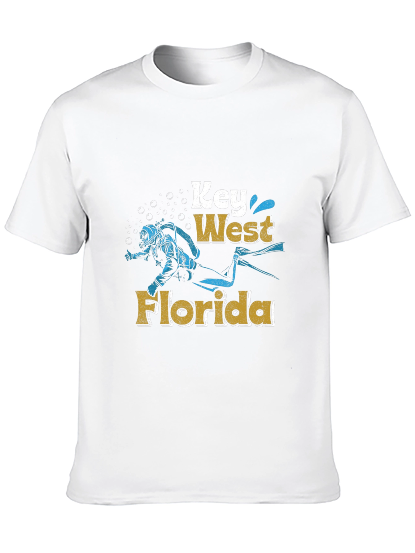 Key West Florida Diver Graphic Tee