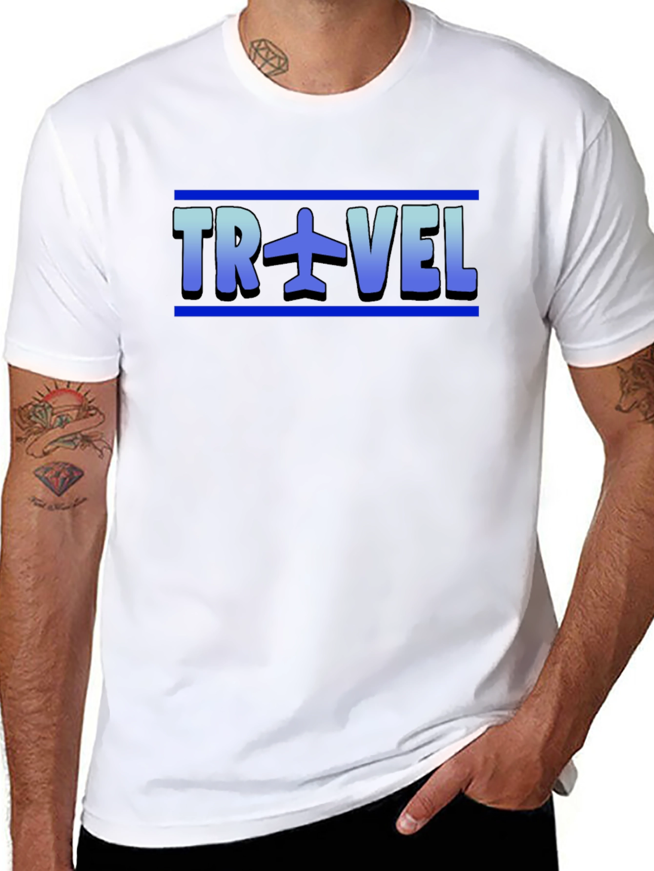 Travel Airplane Graphic Tee Shirt
