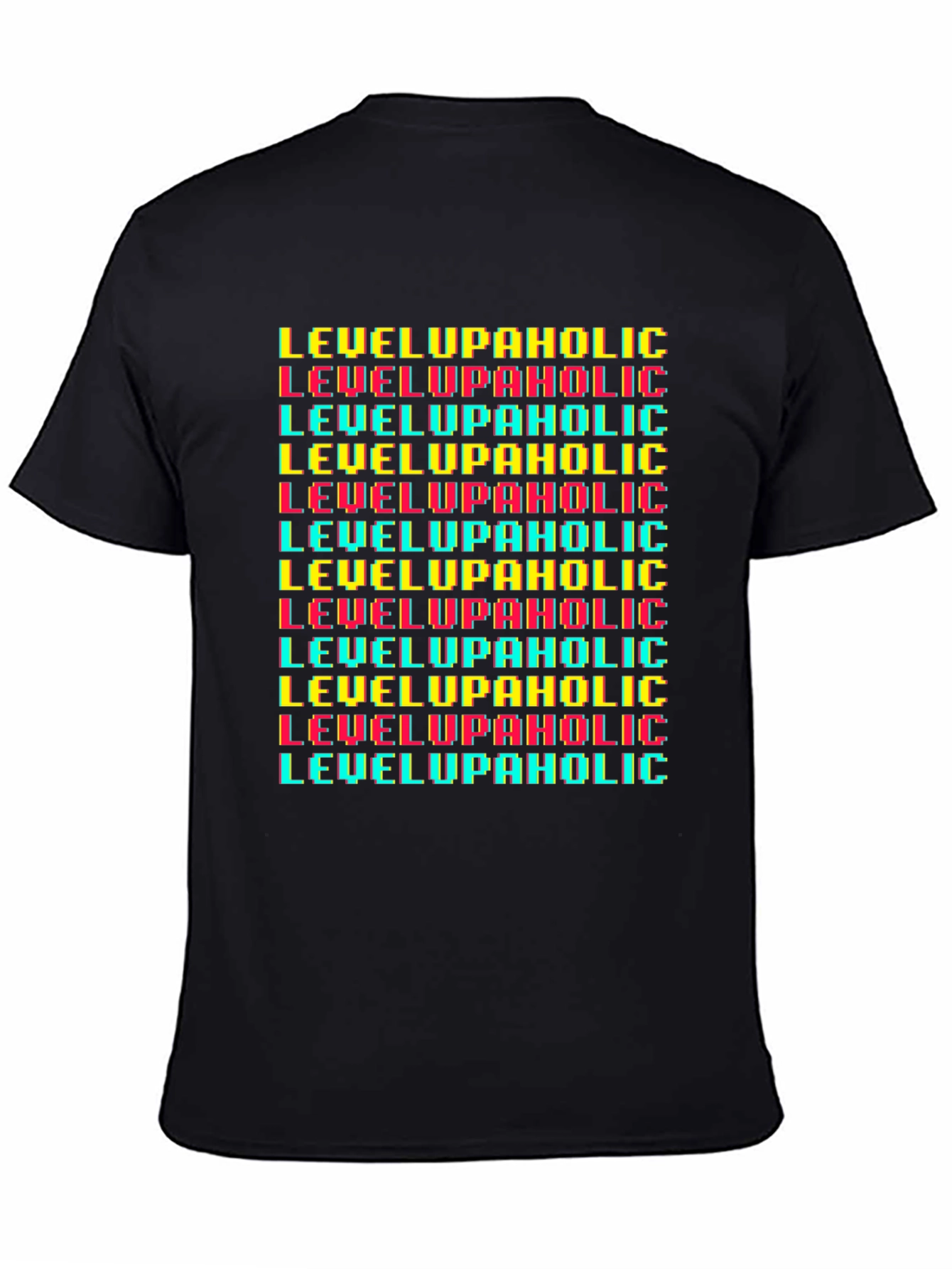 Level Up Gaming Tee - Classic Pixel Design