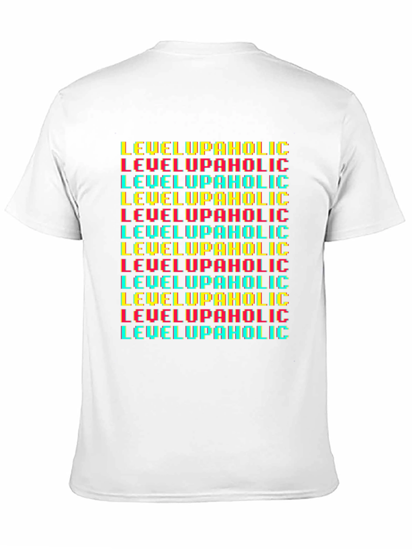 Level Up Gaming Tee - Classic Pixel Design