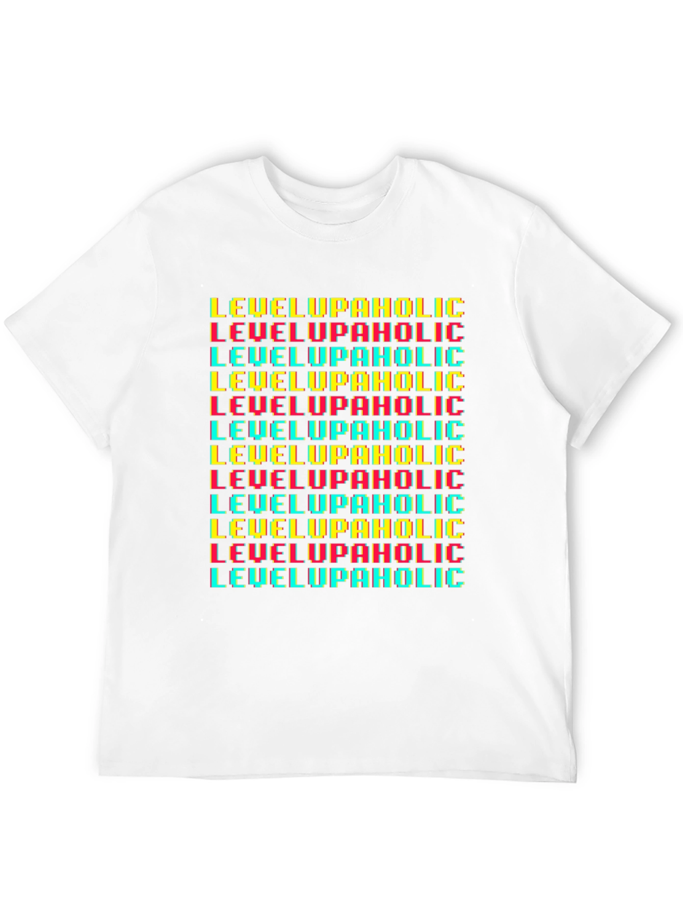 Level Up Gaming Tee - Classic Pixel Design