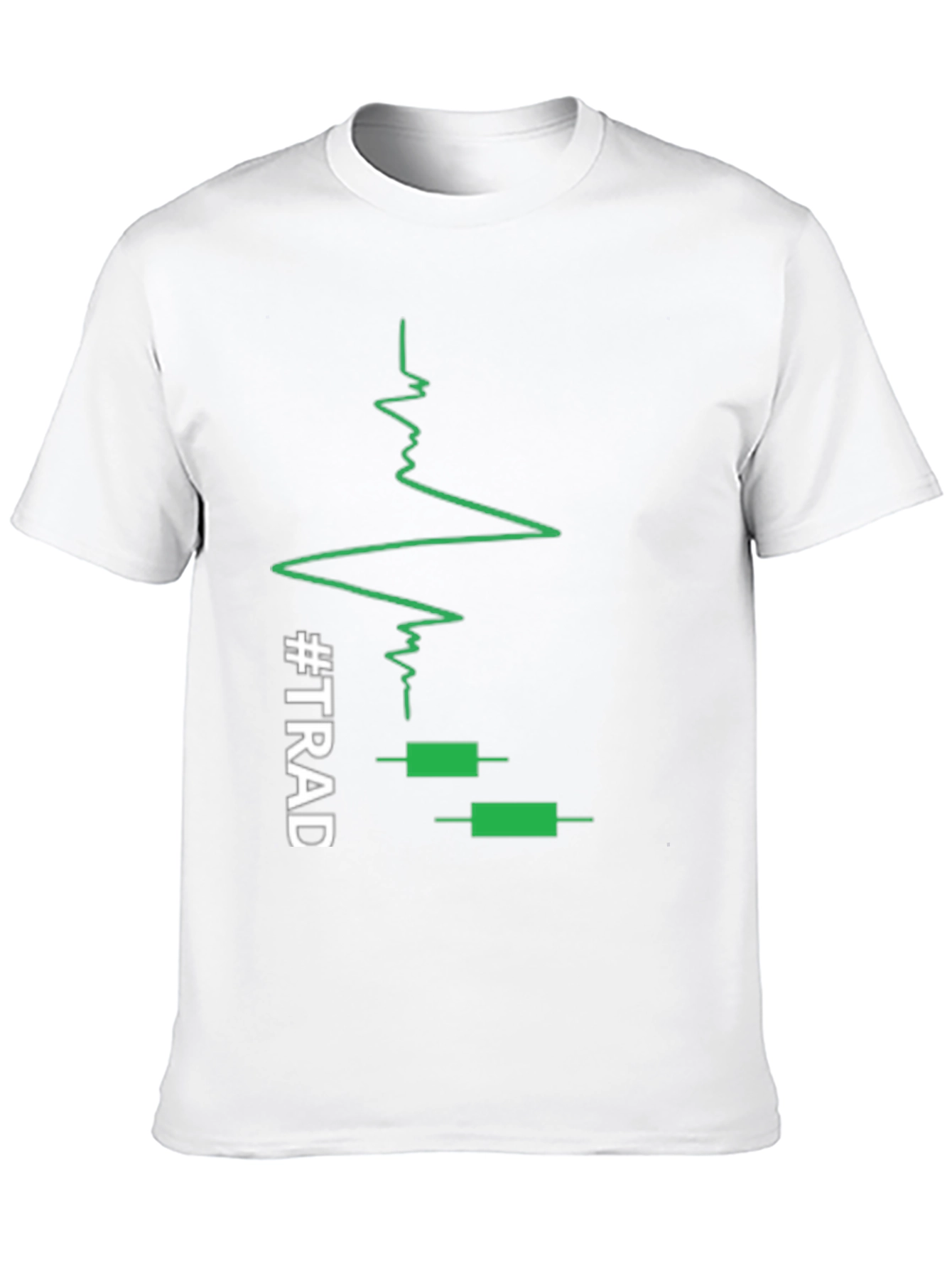 Traders Heartbeat Black T-Shirt