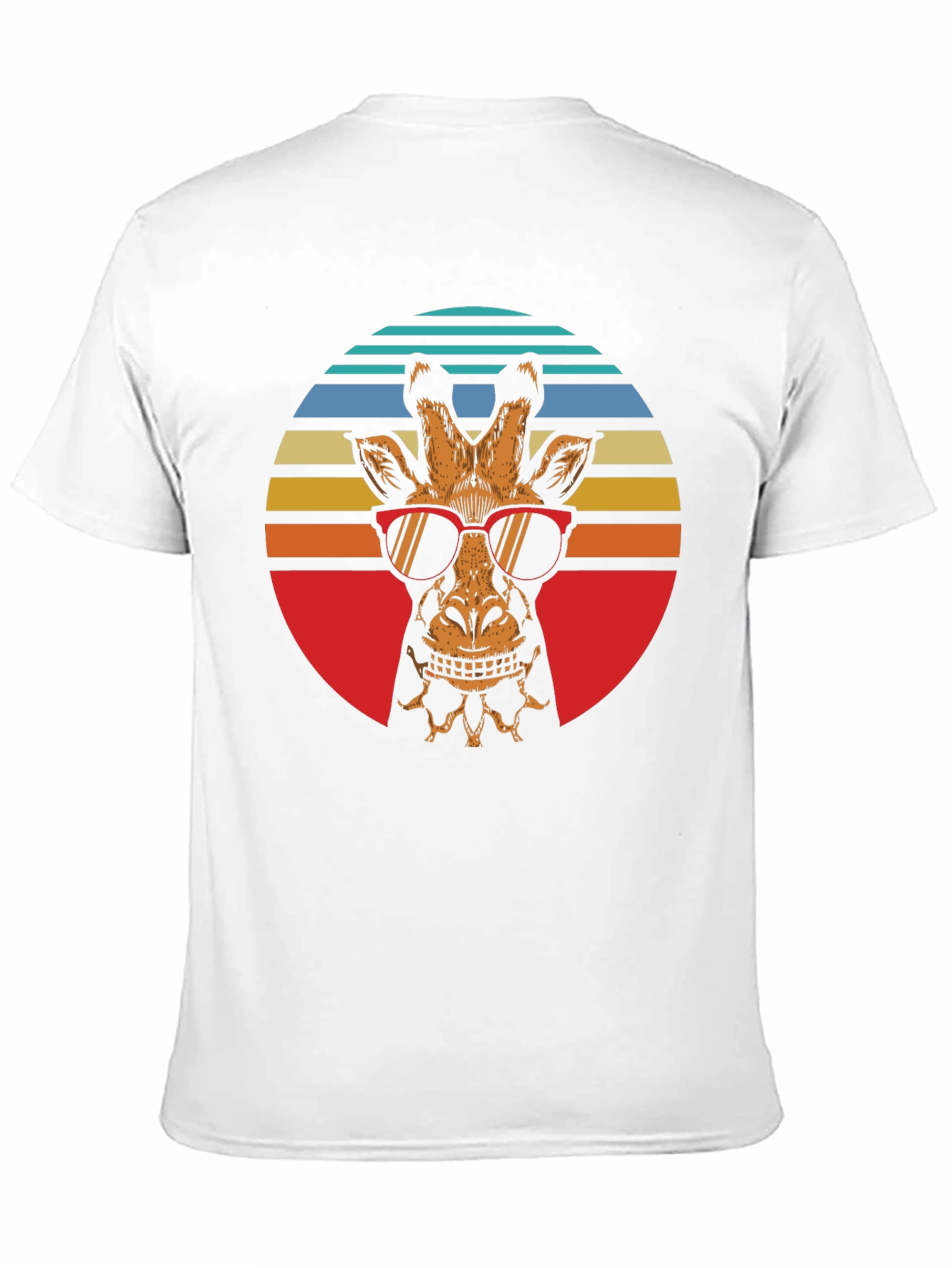 Cool Giraffe Retro Graphic Tee