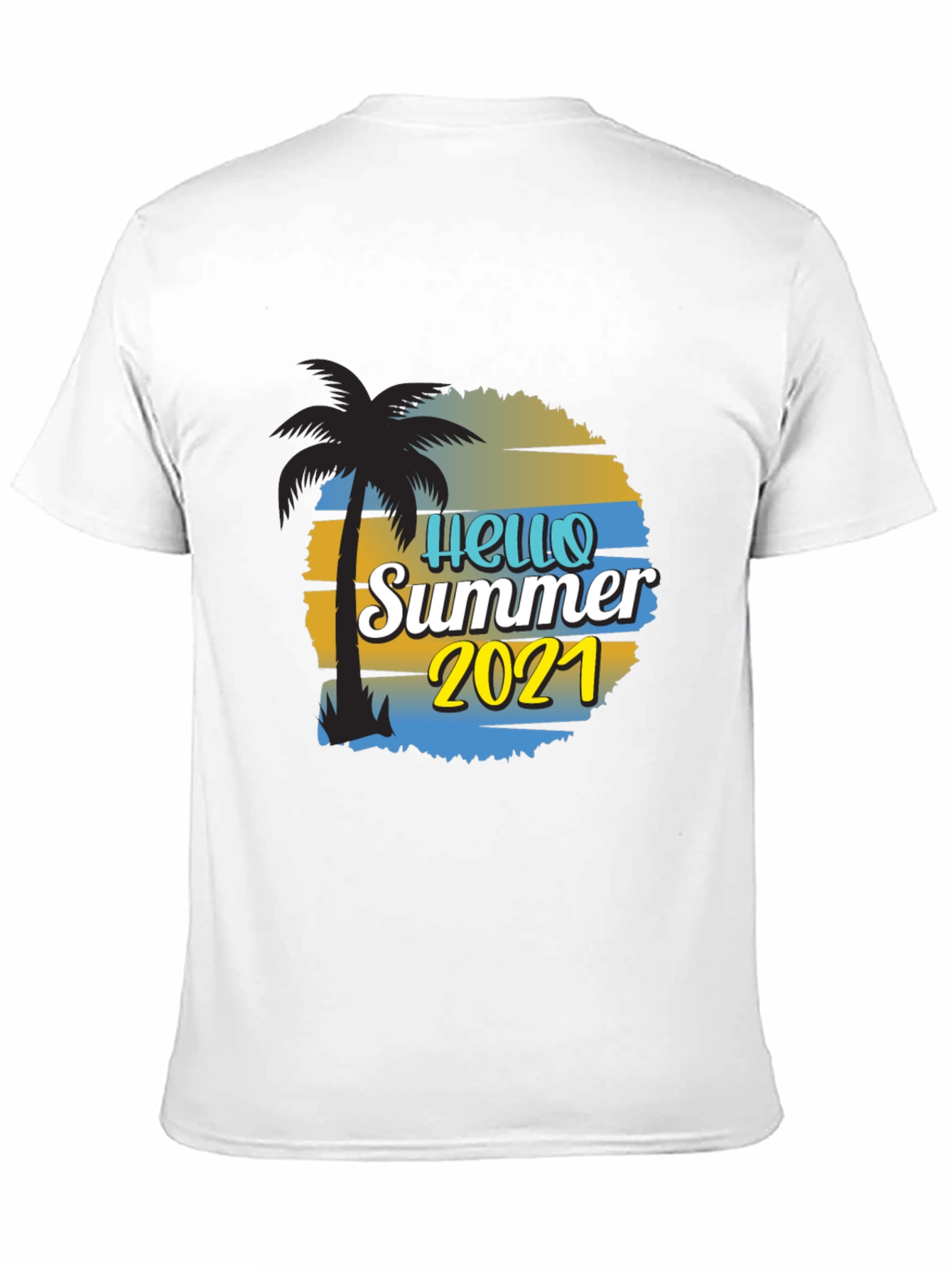 Hello Summer 2021 Black T-Shirt
